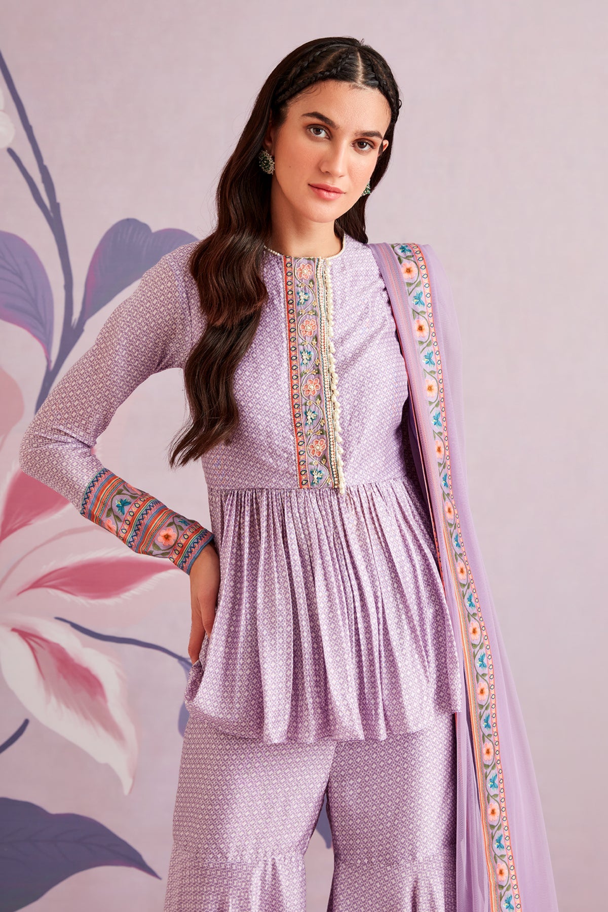 Sigal peplum set