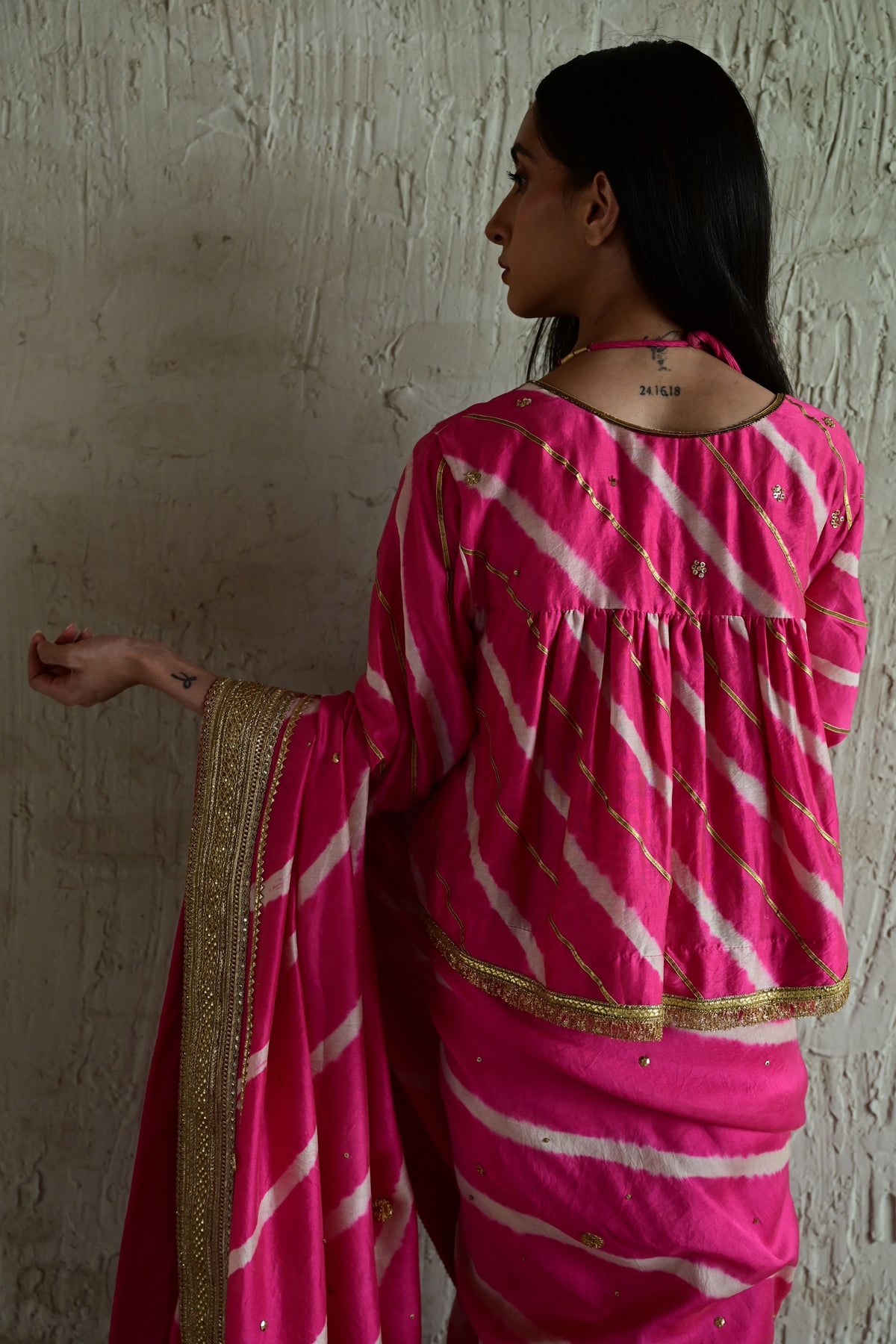 Handcrafted Pink Padma Blouse