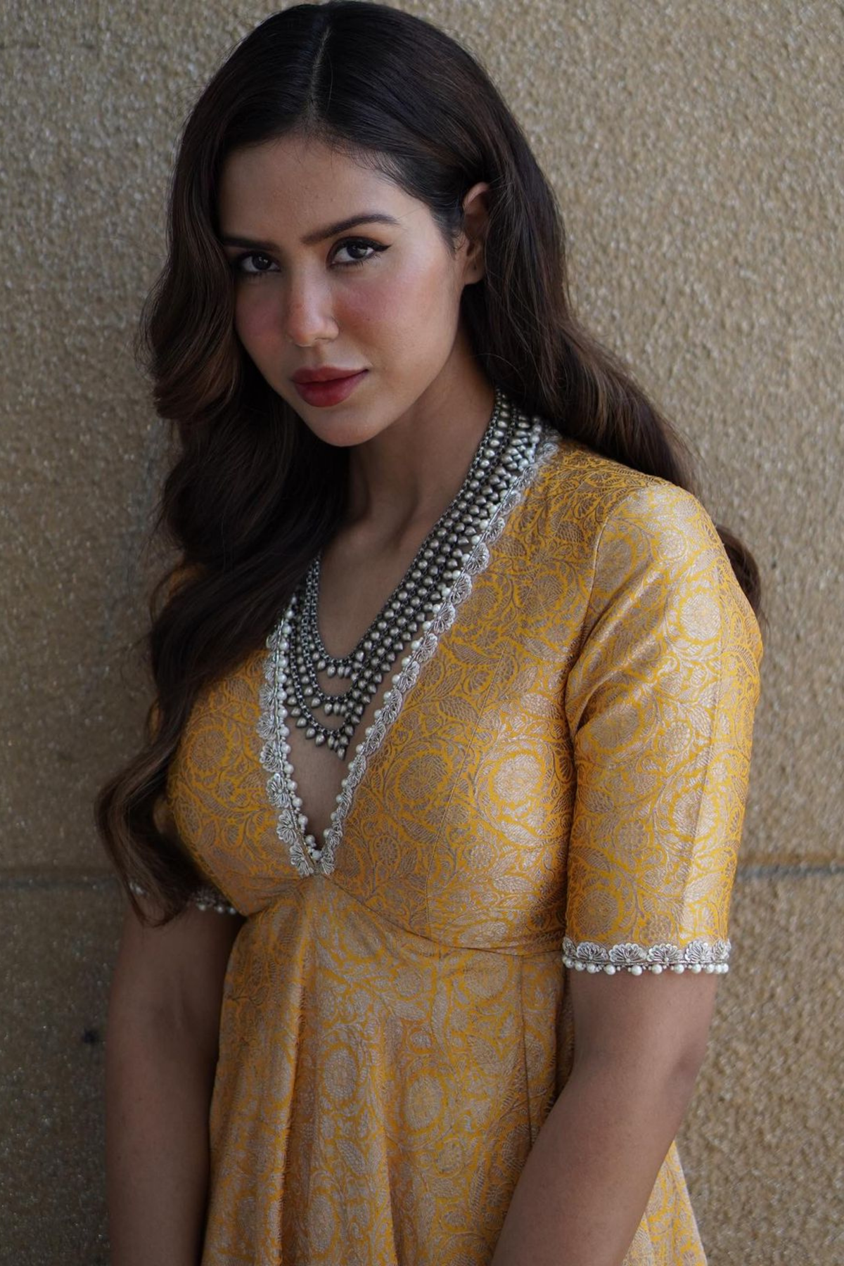 Sonam Bajwa in Necklace