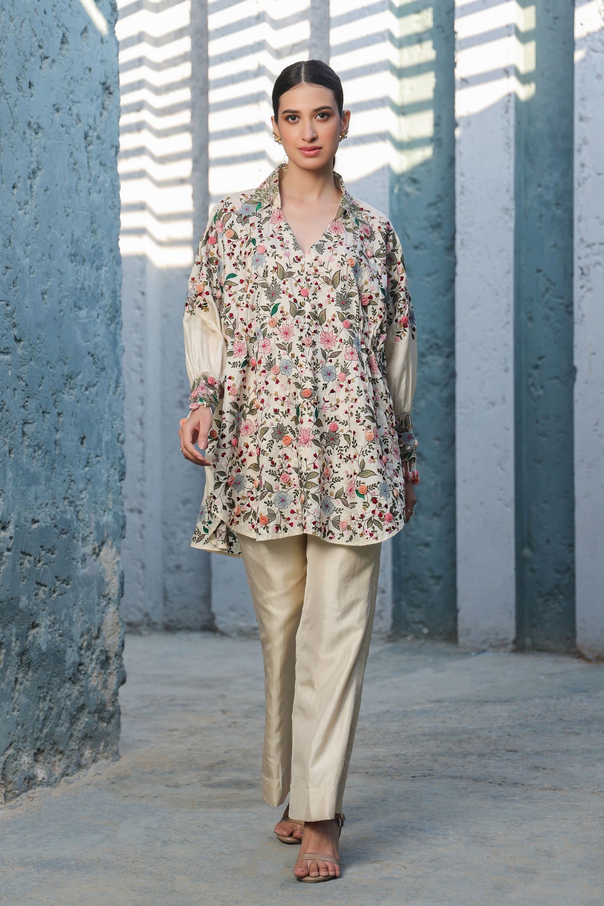 Orchid Multicolor Heavy Co-ord Set