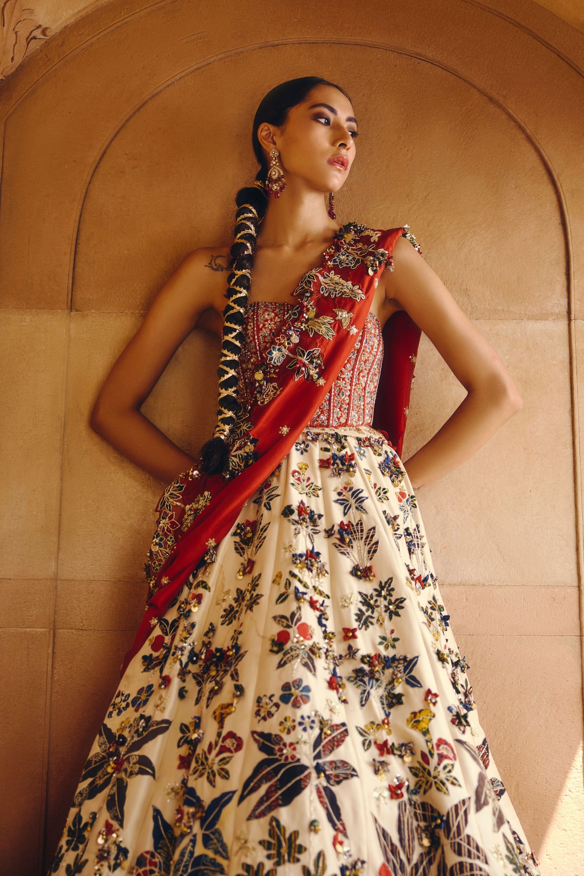 Euphoria Ivory Lehenga Set