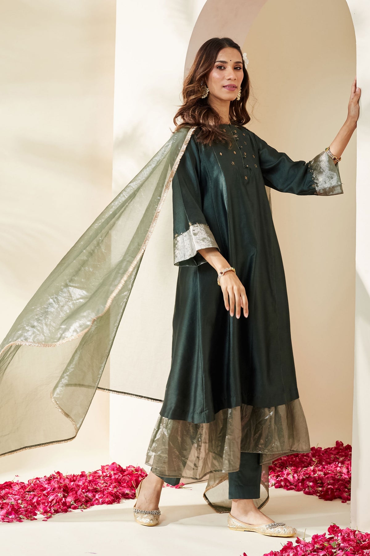 Royal Green Nazneen Kurta Set