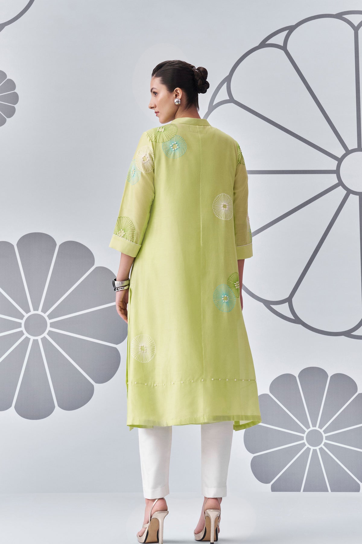 Lime Green Kurta Set