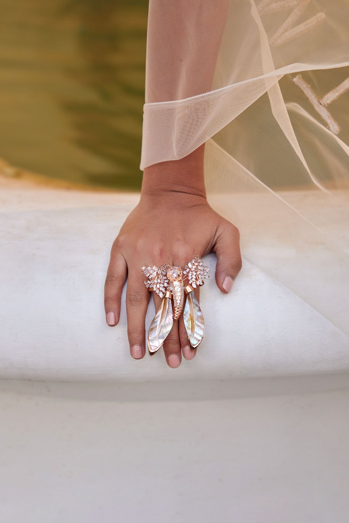 Le Palm Serefina Double Ring