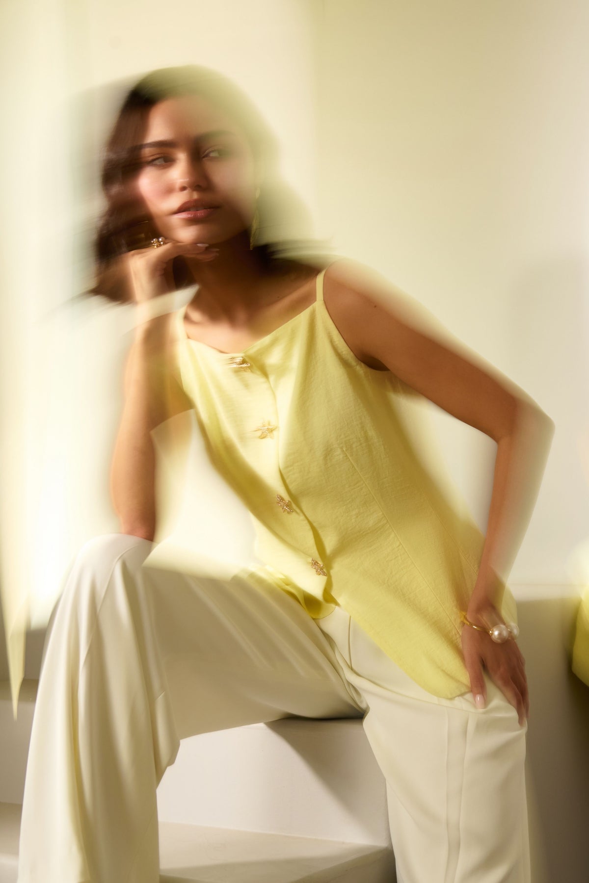 Tess Butter Yellow Co-ord Set
