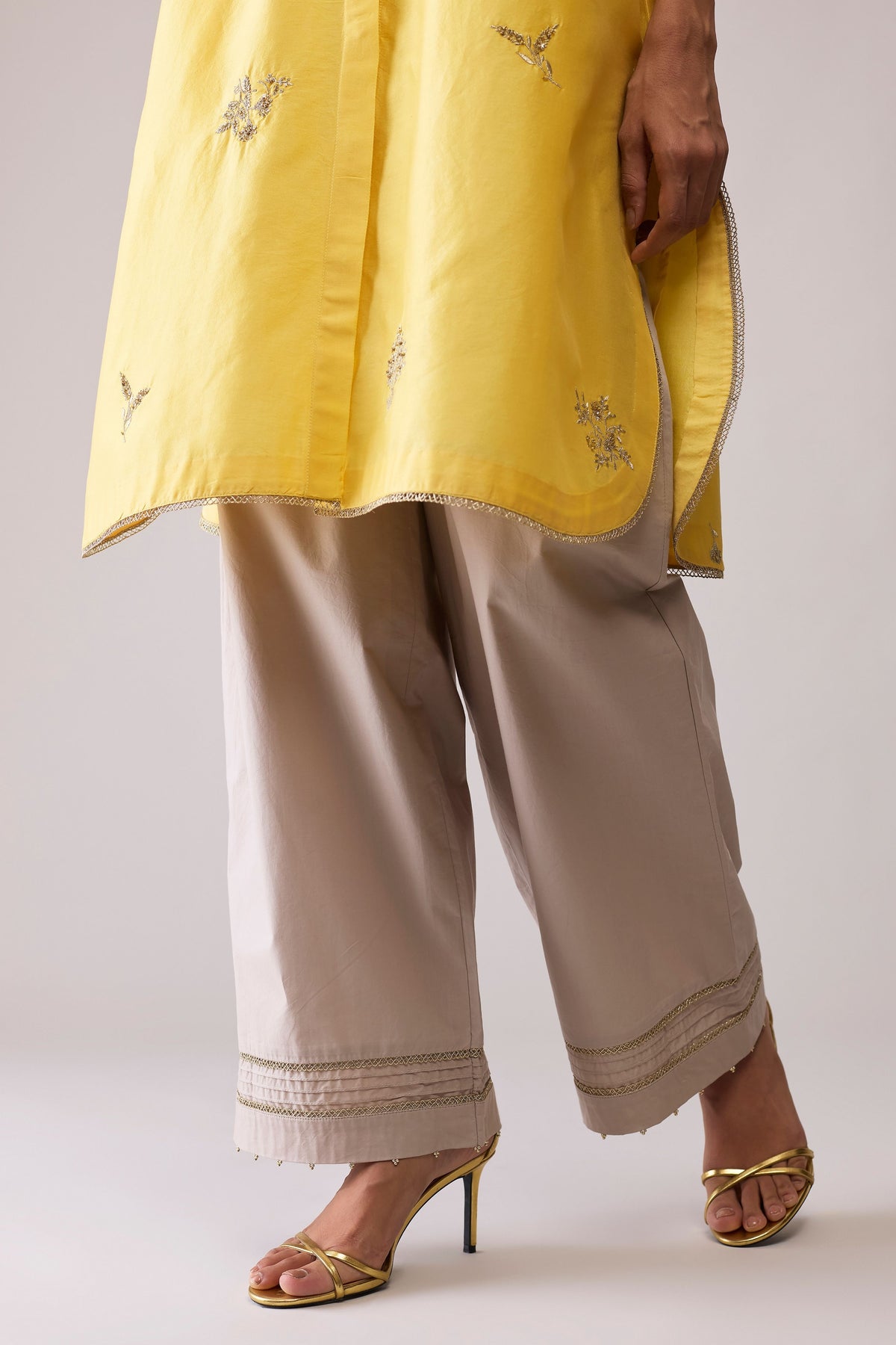 Ina Yellow Tunic Set