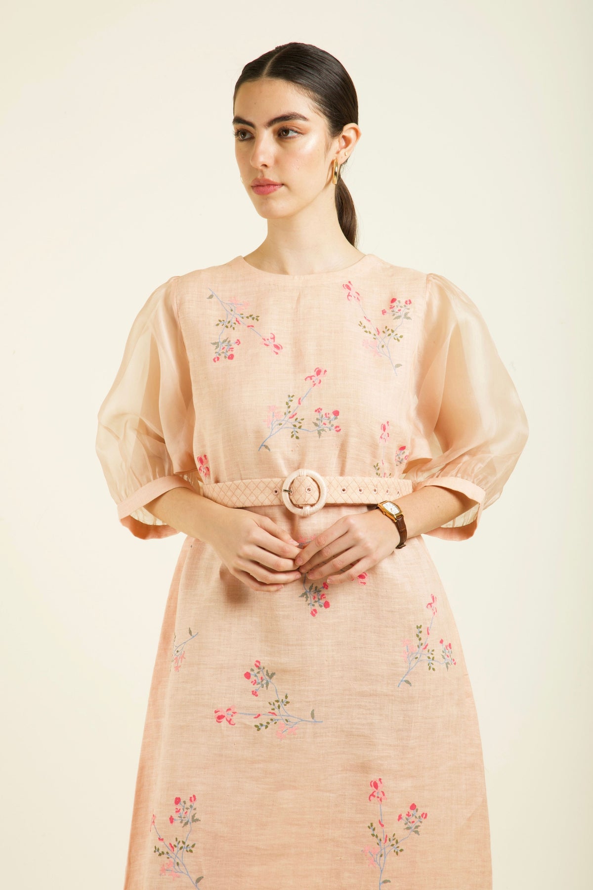 Old Rose A-line Dress