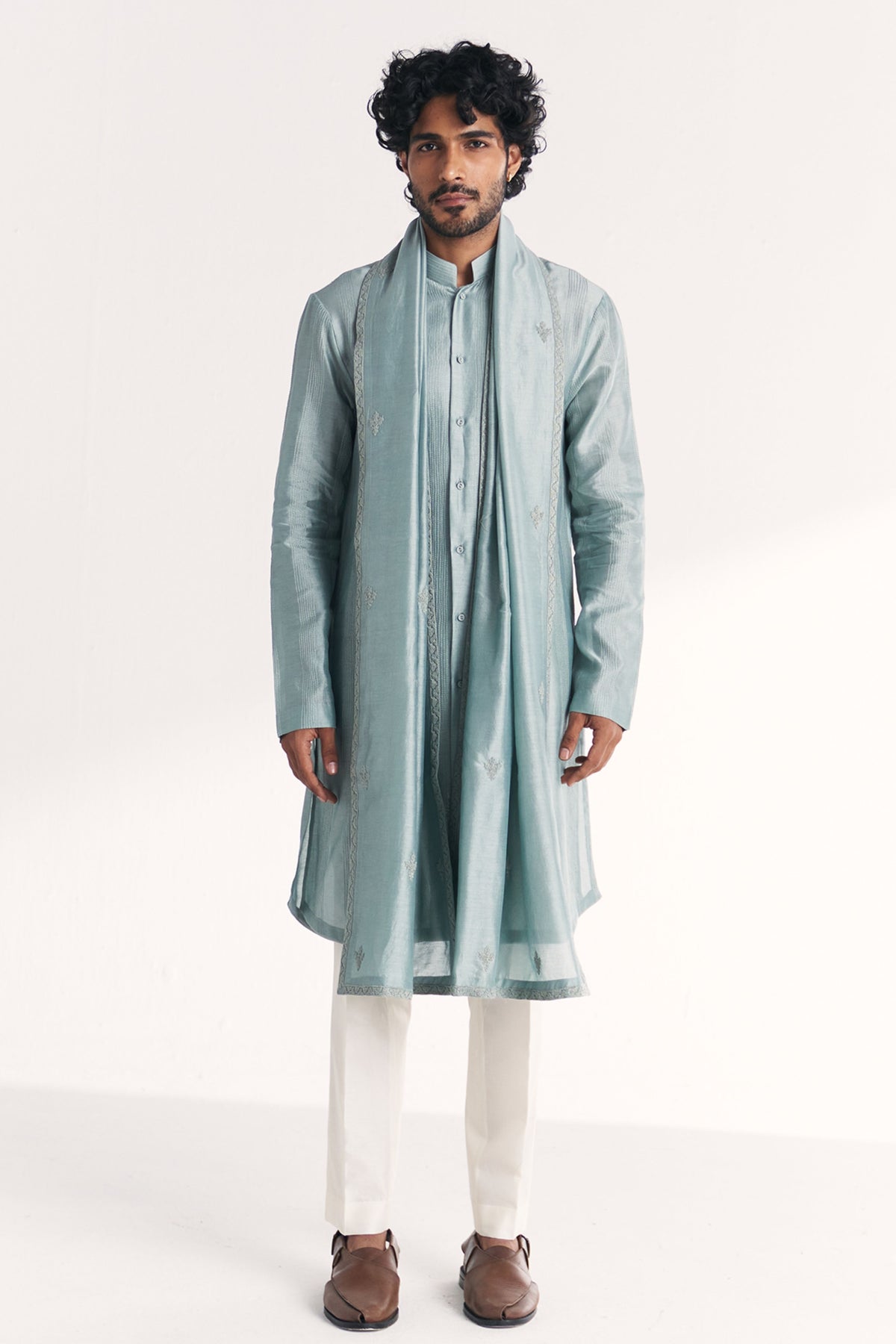 Khyal Blue Kurta Set