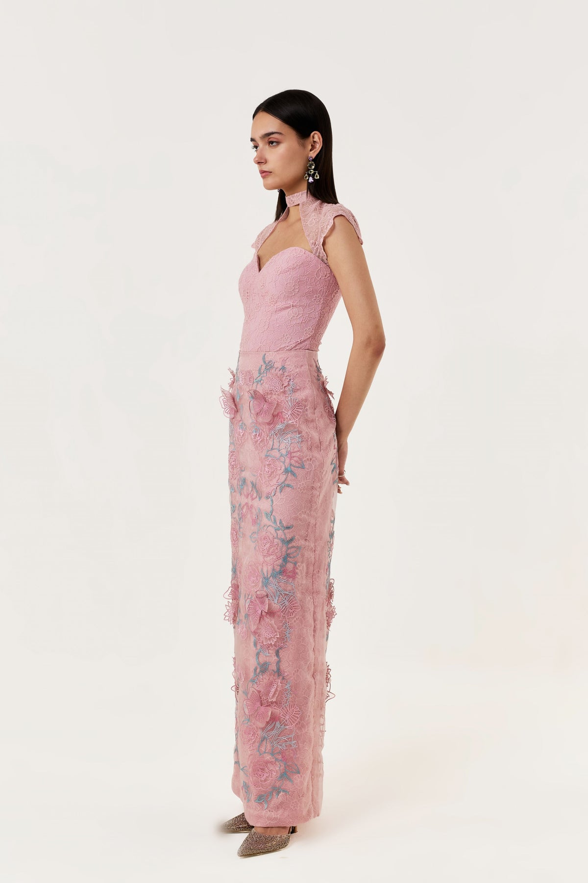 Butterfly Dahlia Skirt Set