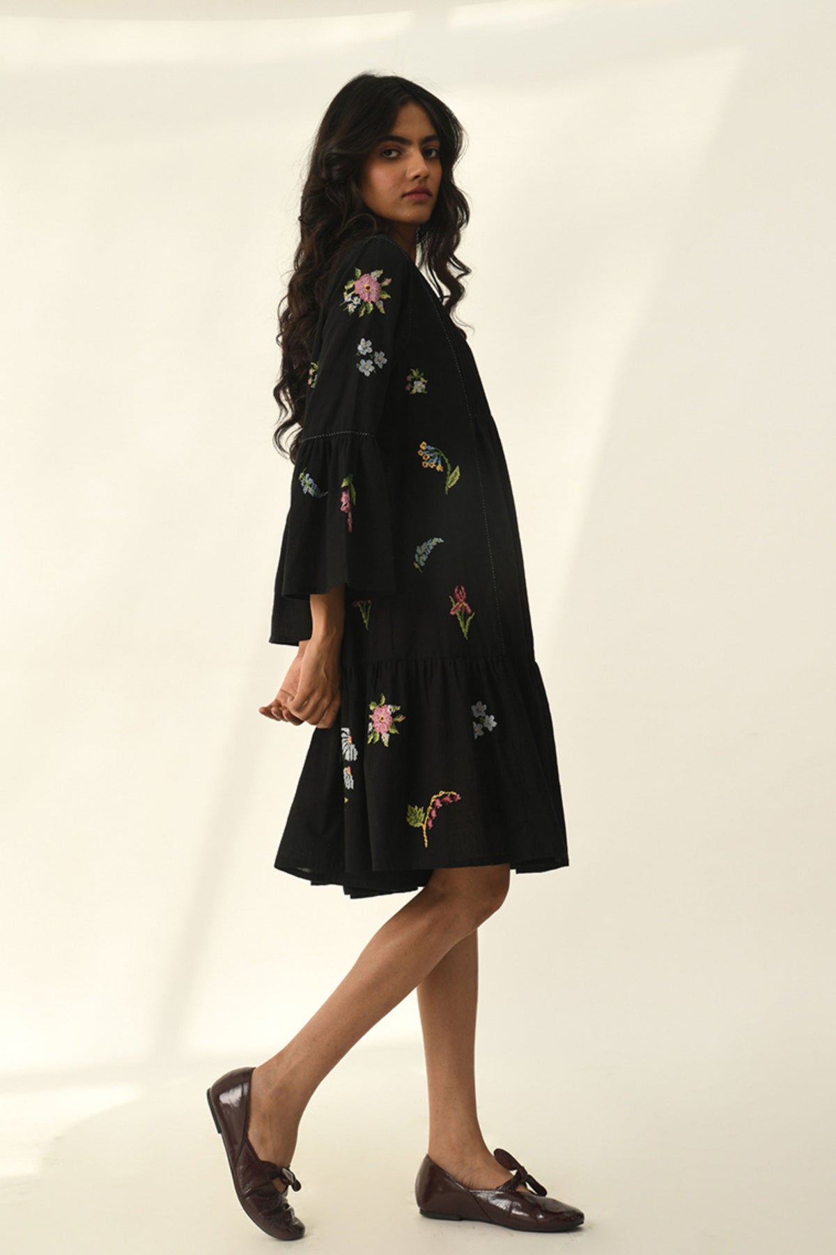 Elina Tiered Short Dress