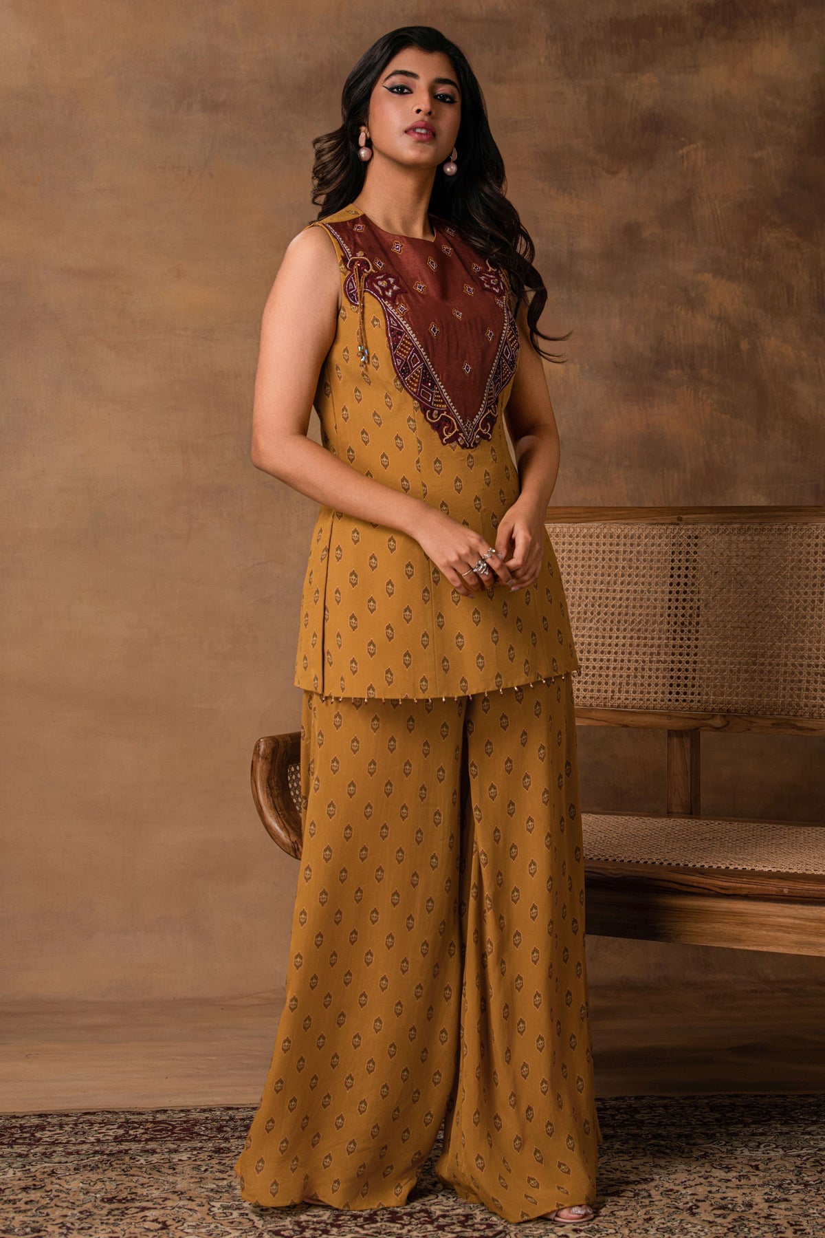 Mustard Gold Co-ord Set