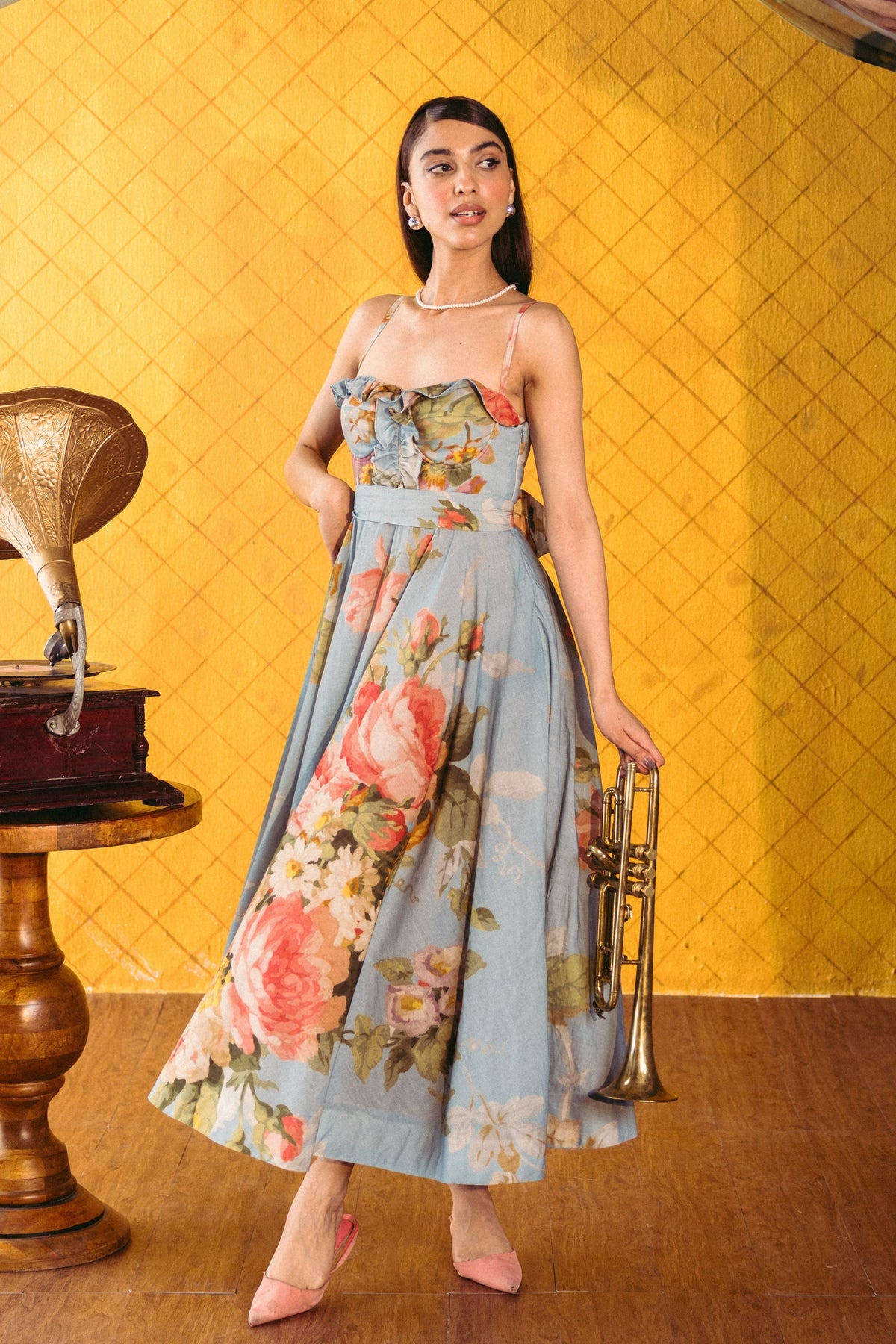 Taffy Cotton Frills Dress