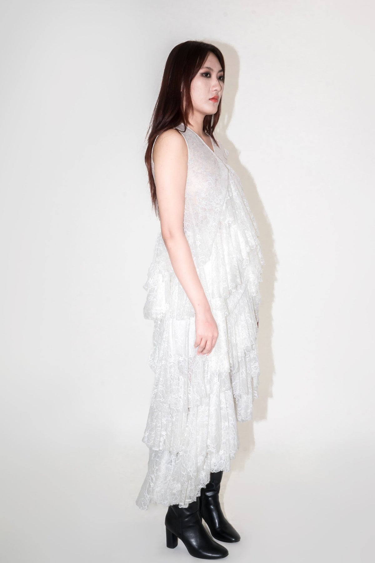 Camila Lace White Skirt