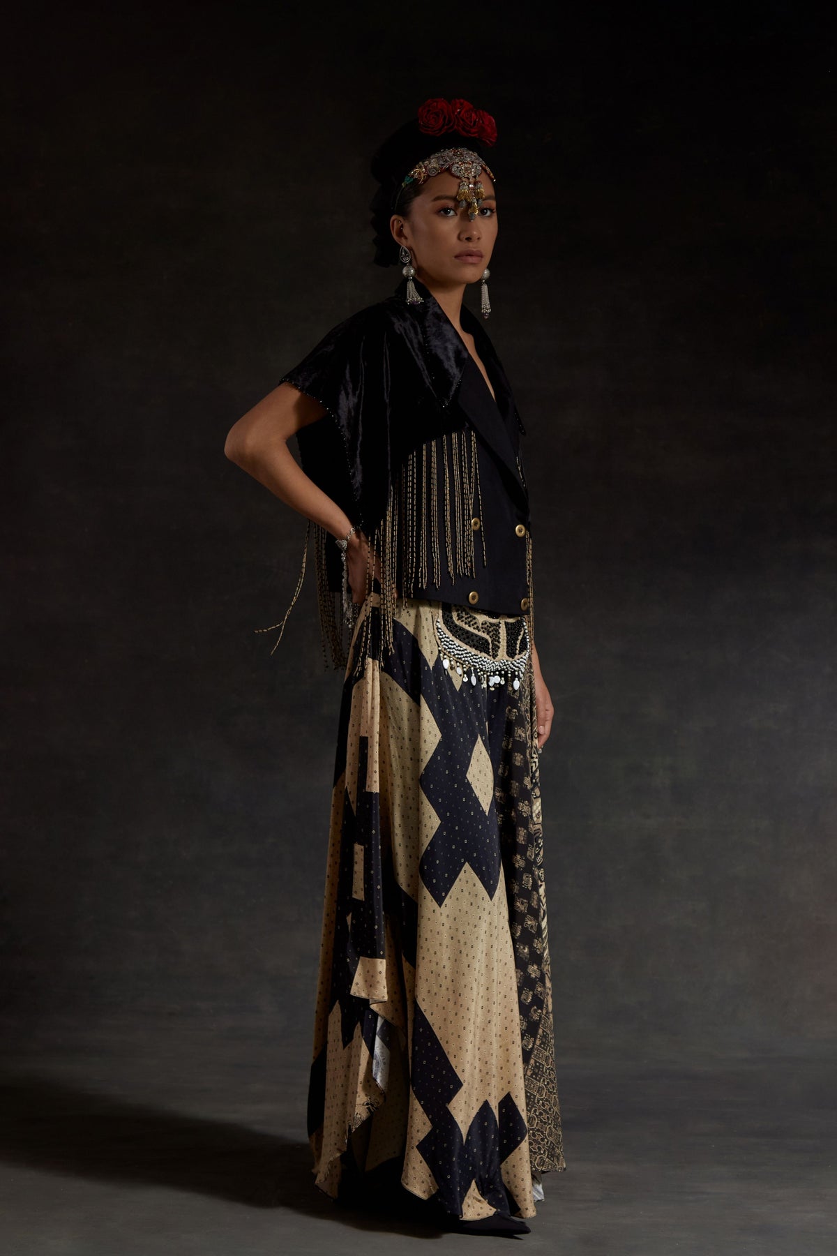 Zoa Cropped Trench Set