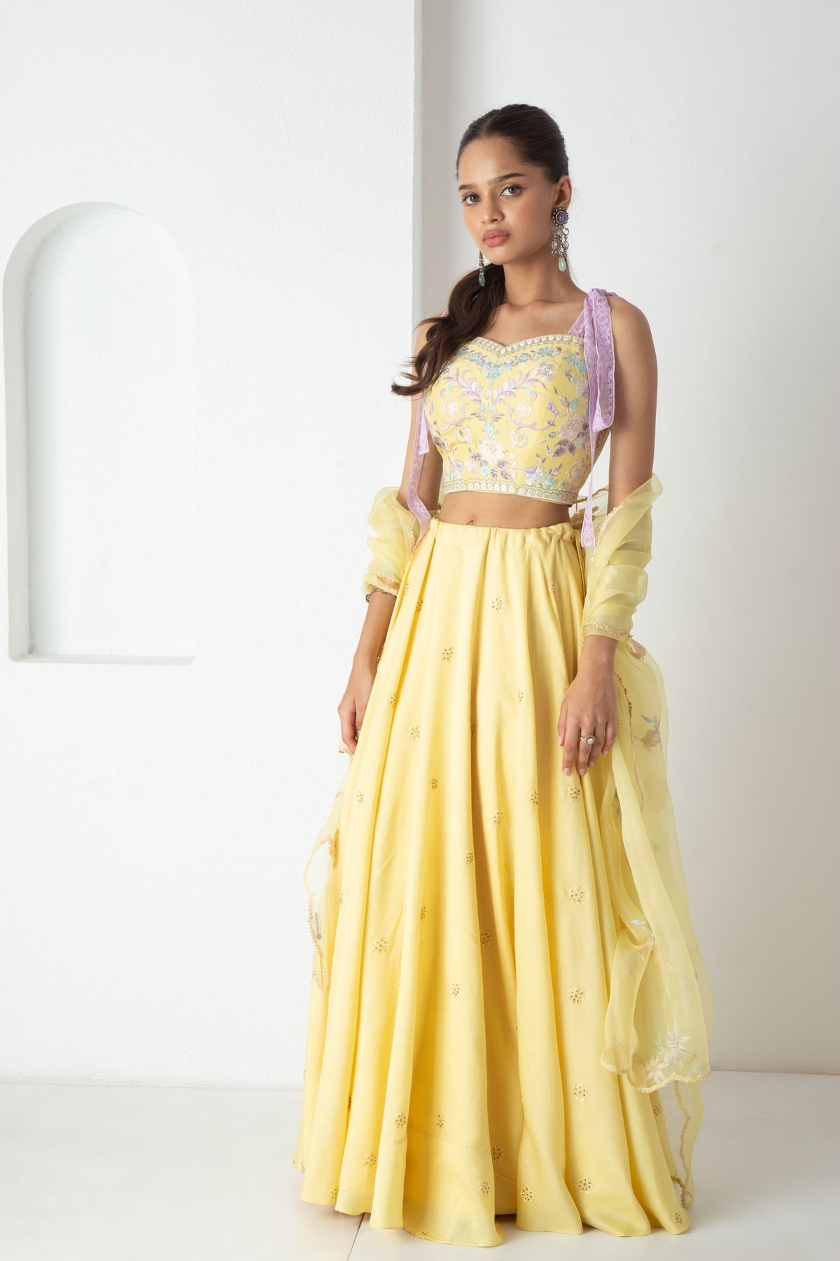 Yellow Yuri Lehenga Set