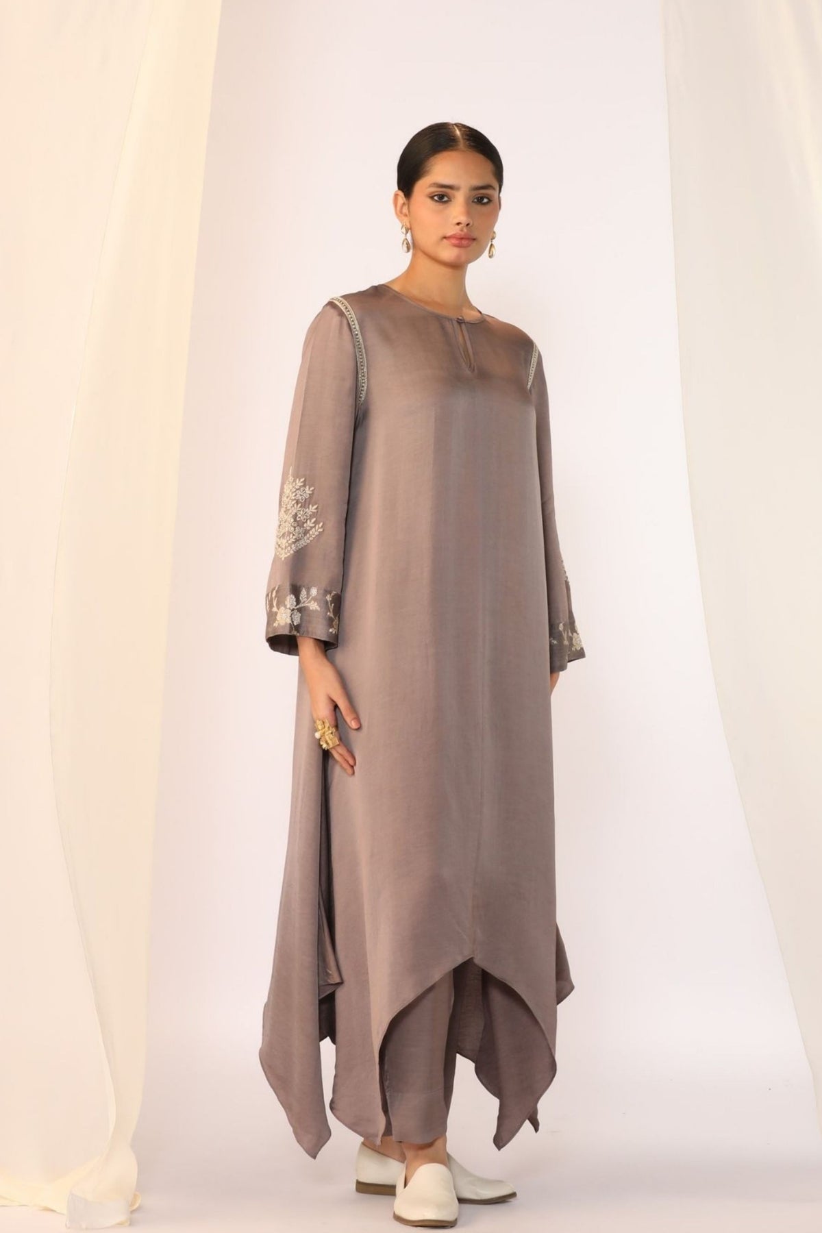 Dove Grey Kurta