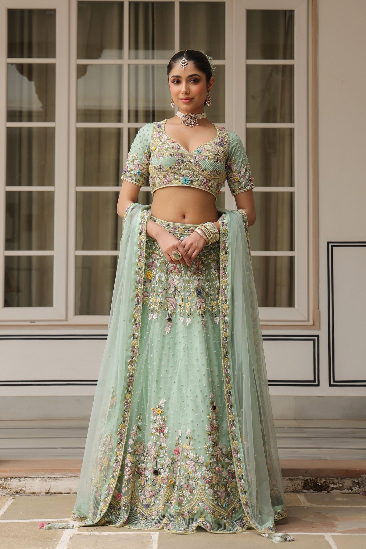 Gulzar Jaal Lehenga Set