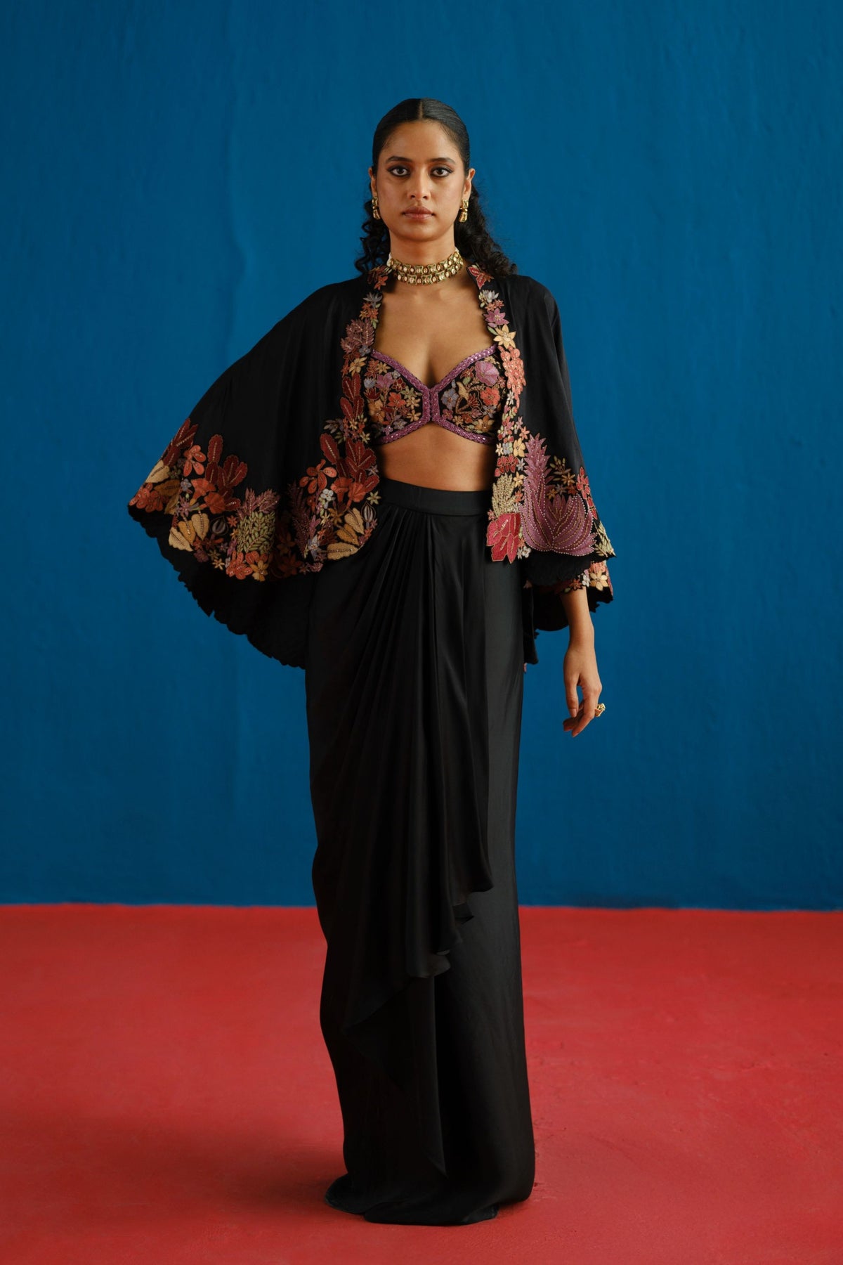 Black Marielle Skirt Set