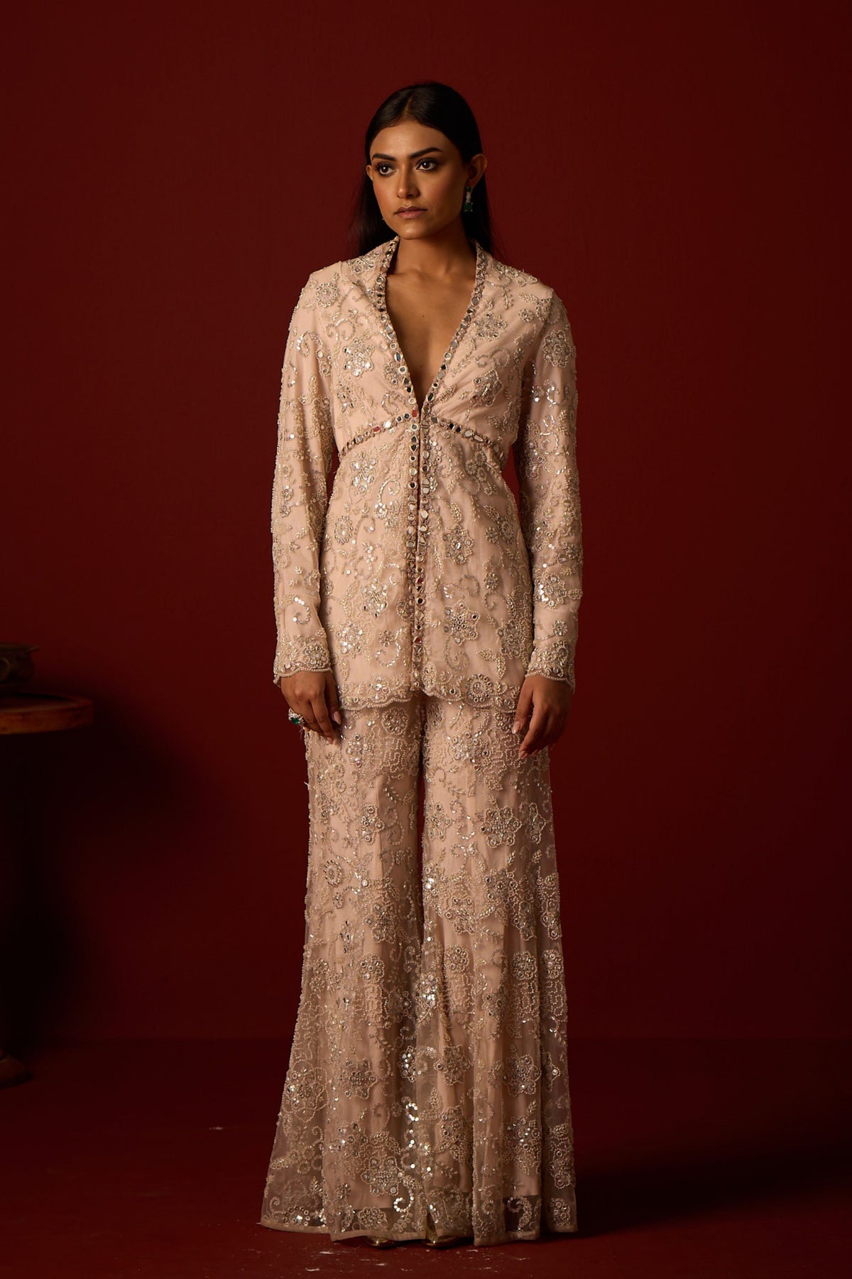 Embroidered Sharara Set