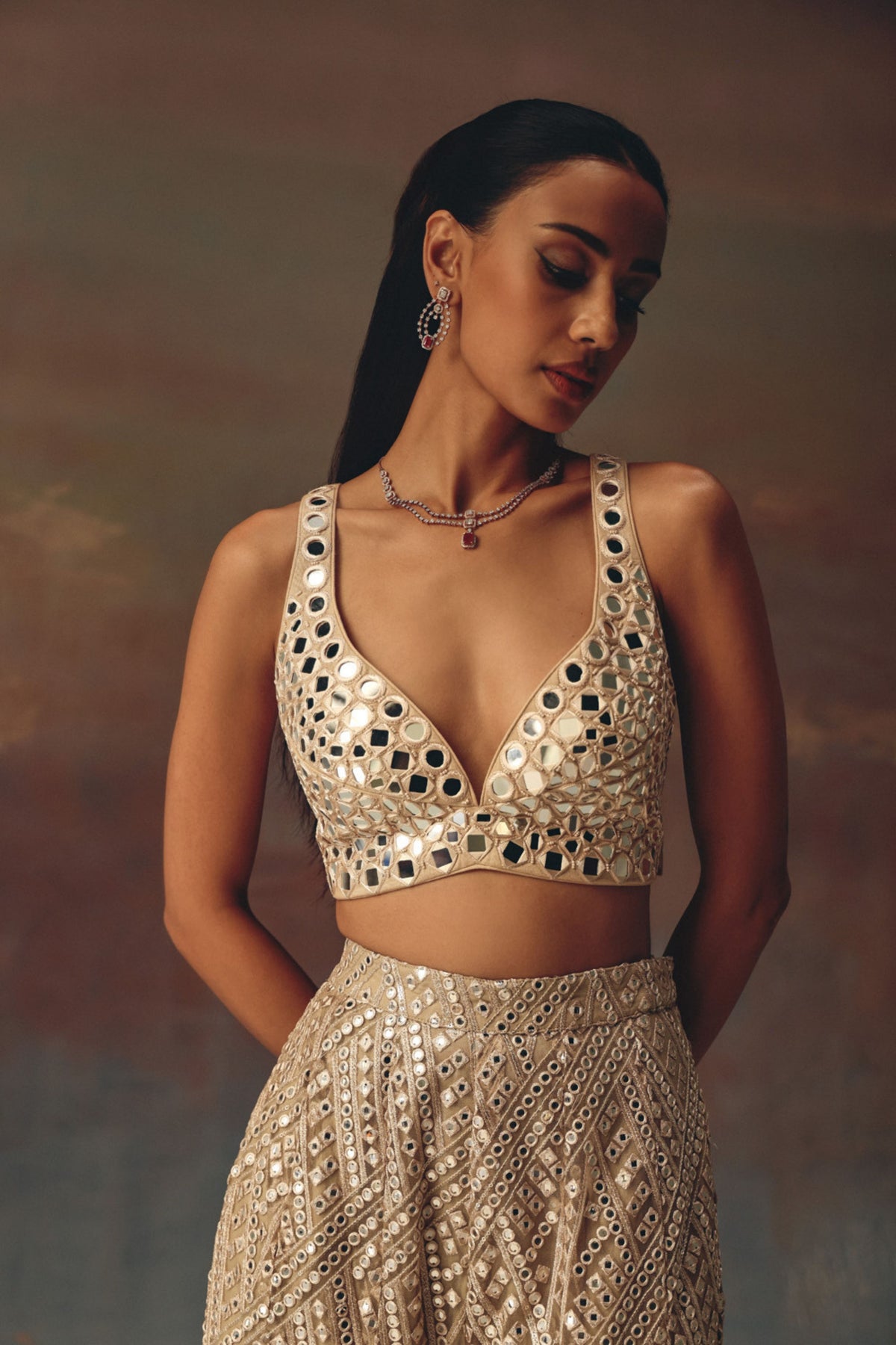 Gold Bralette