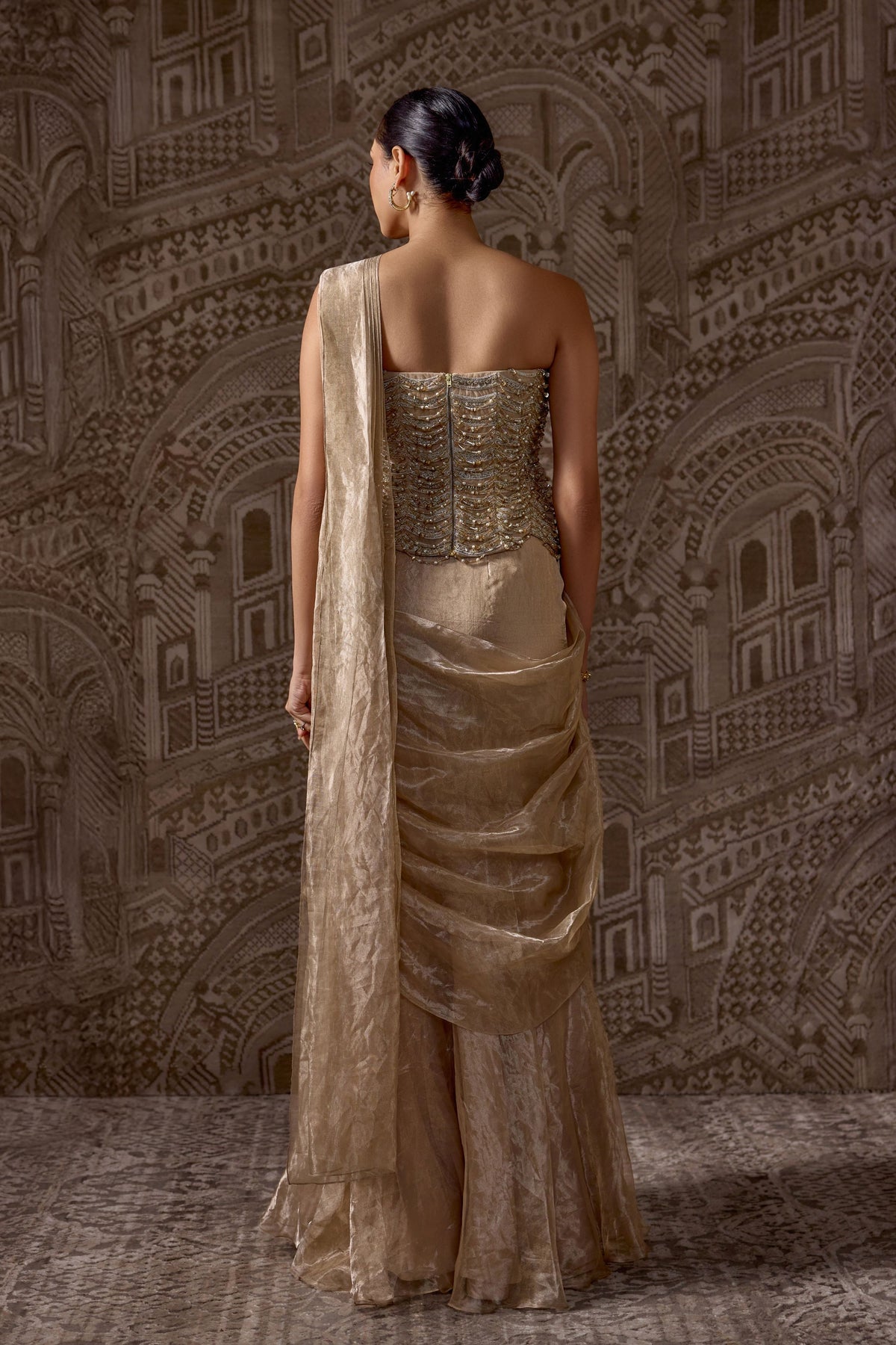 Golden Era Saree Set