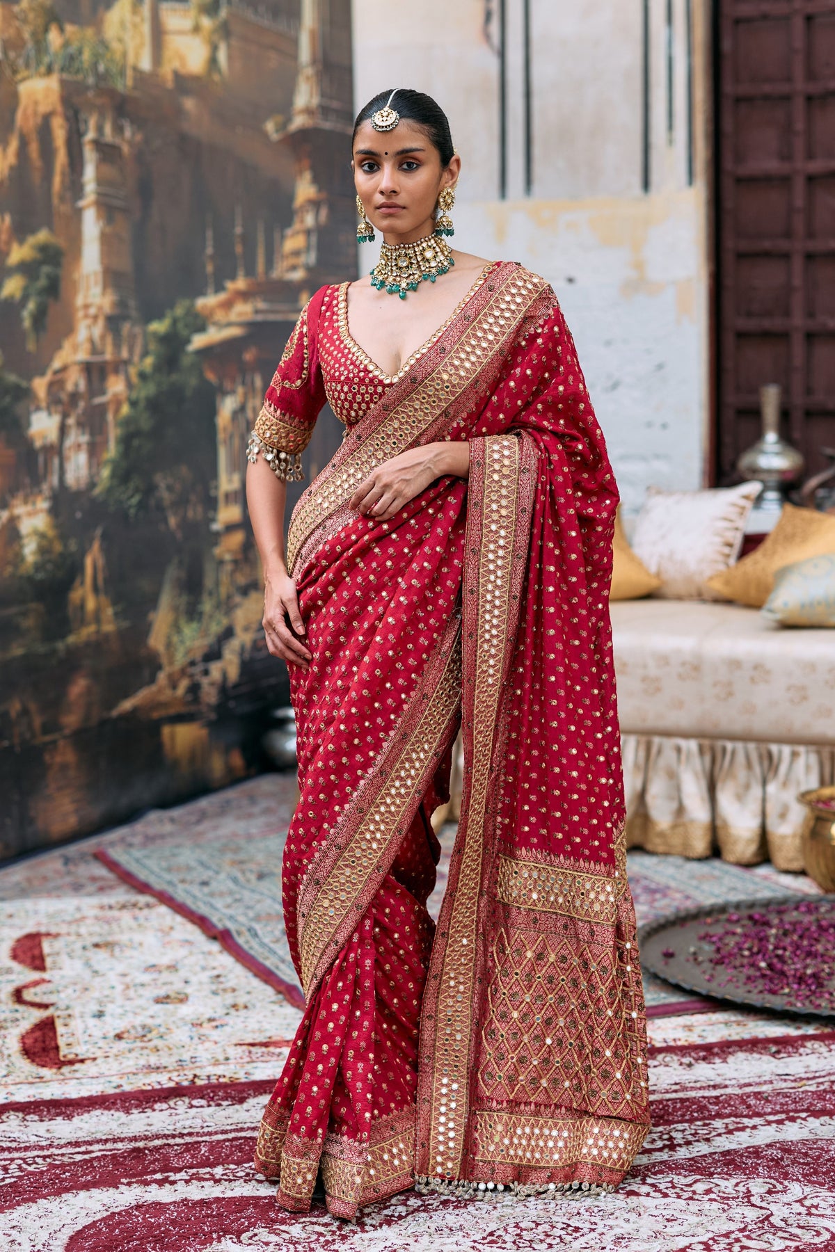 Kumkum Saree Set