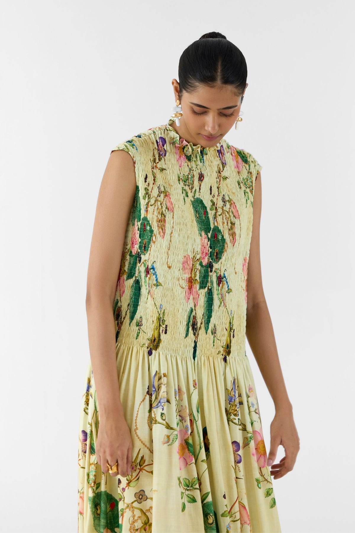 Blossom Ruching Dress