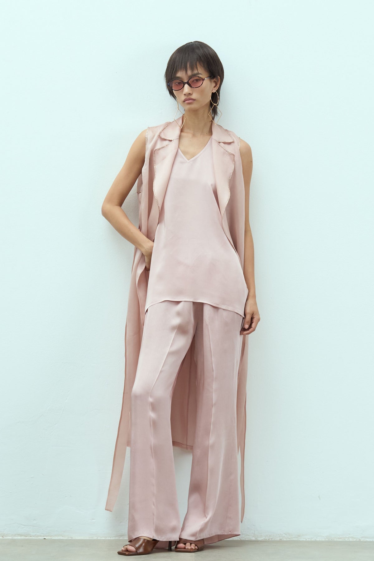 Nude Rose Zinnia Set