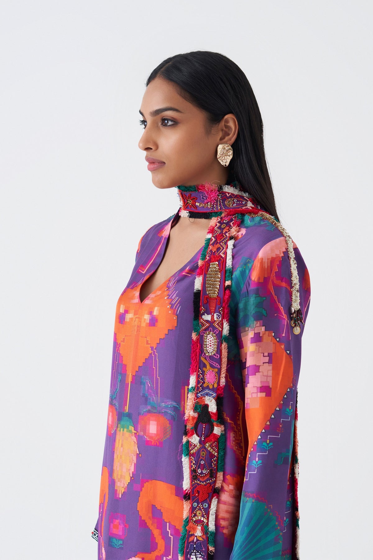 Oaxaca Morado Kaftan Dress