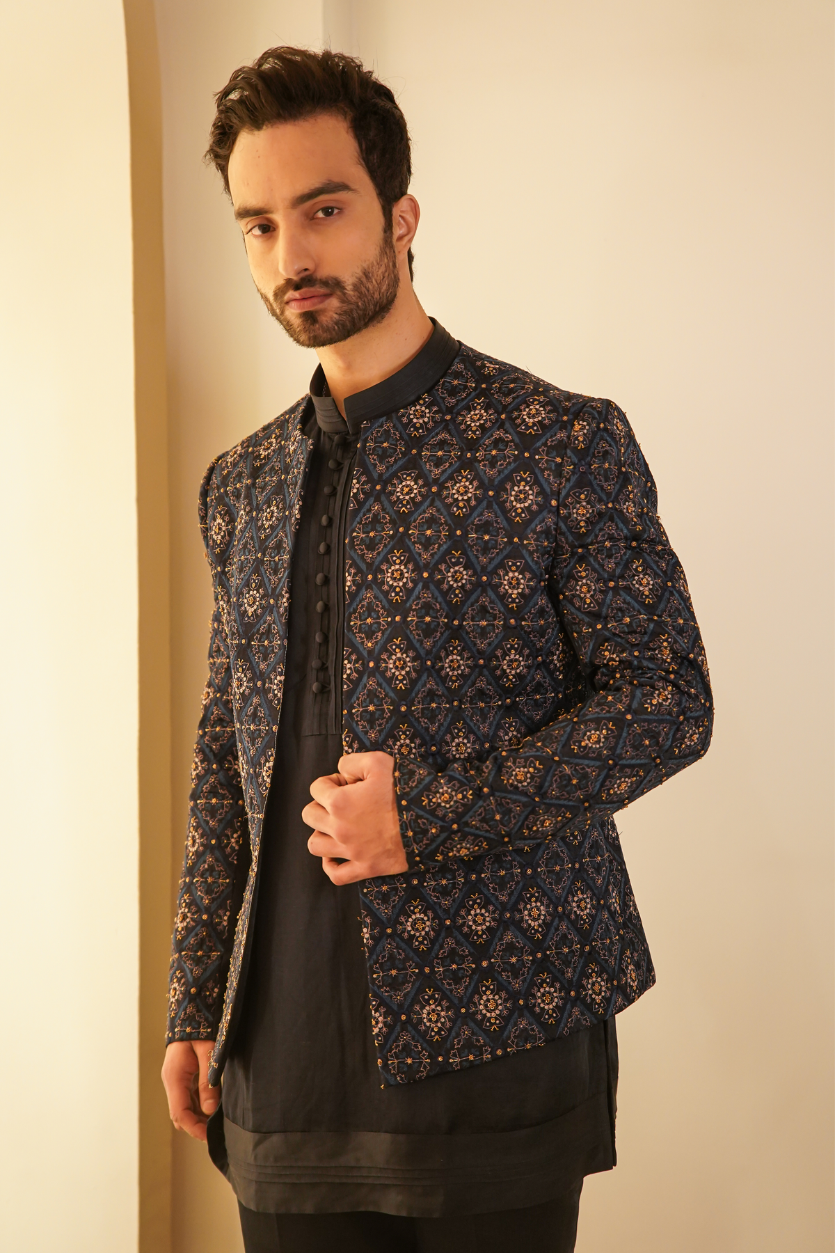 Midnight Dome Short Jacket Set