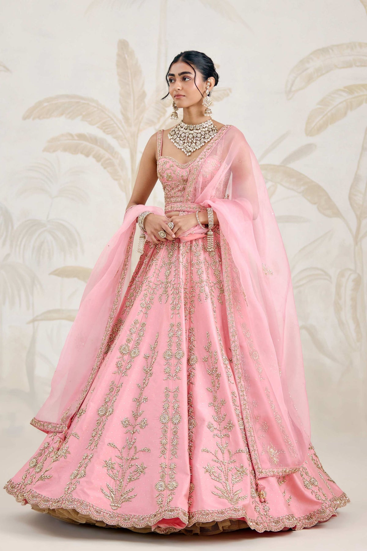 Rose Pink Lehenga Set