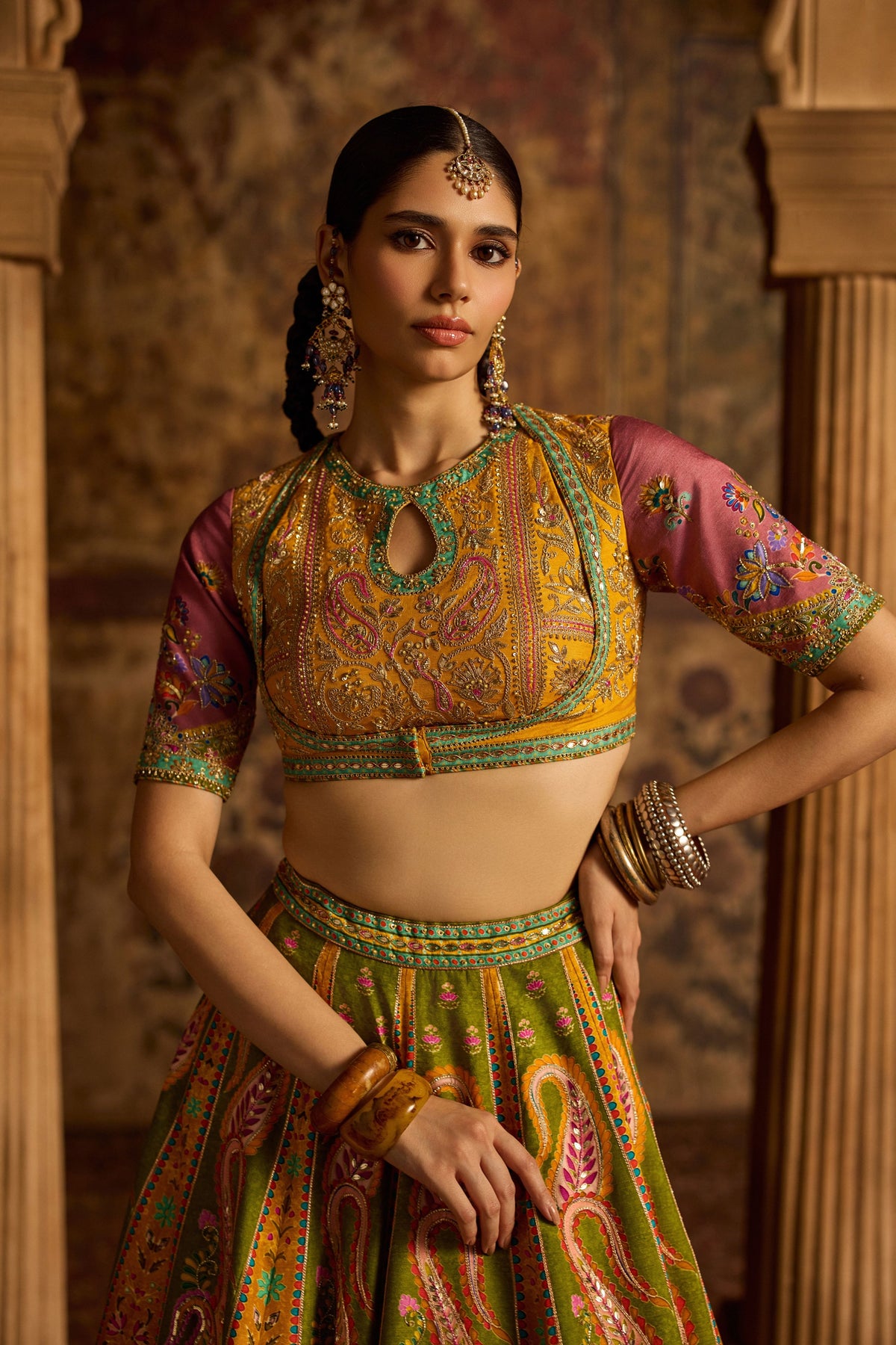 Nitara Amber Lehenga Set