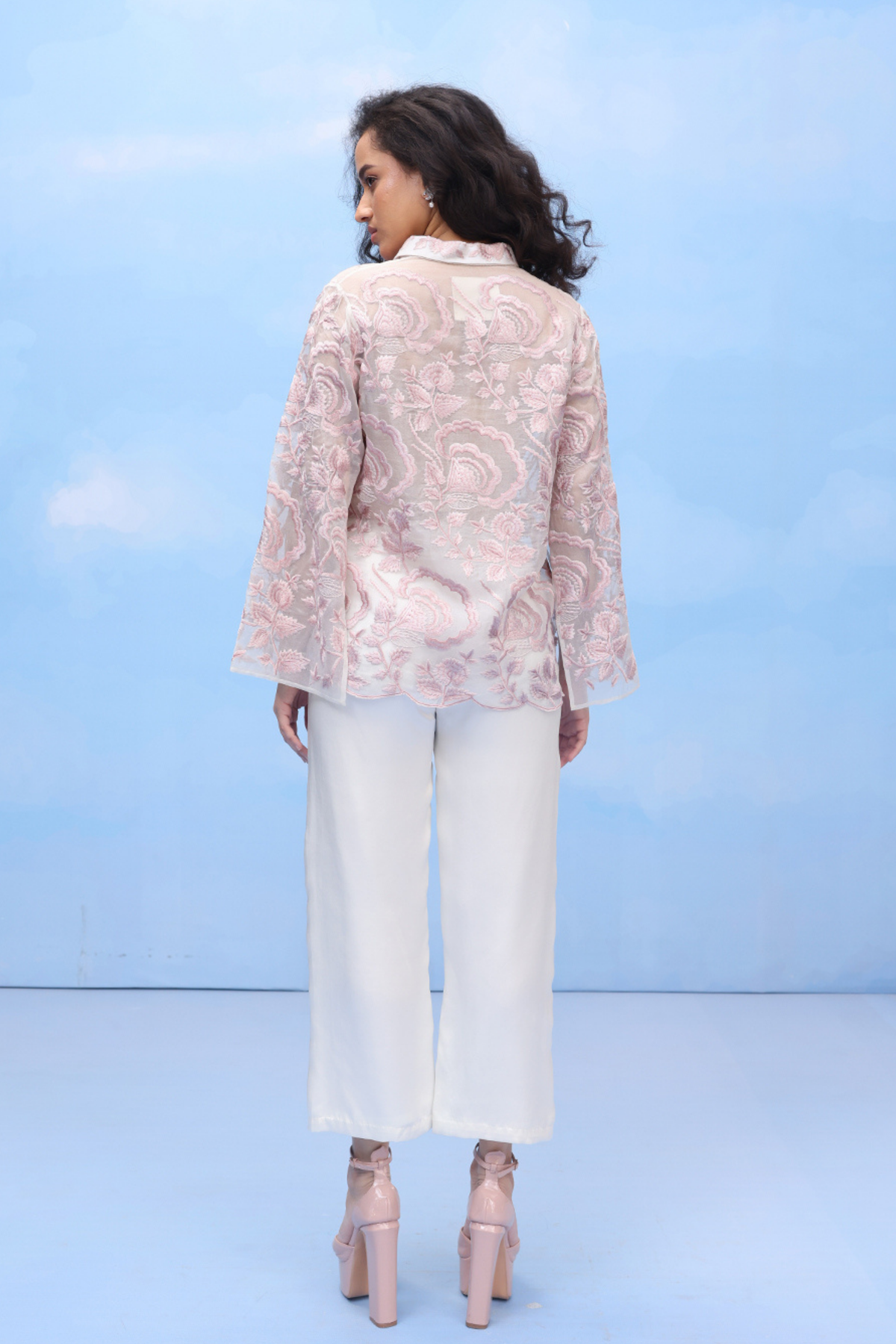 Tan Ombre Effect Shirt