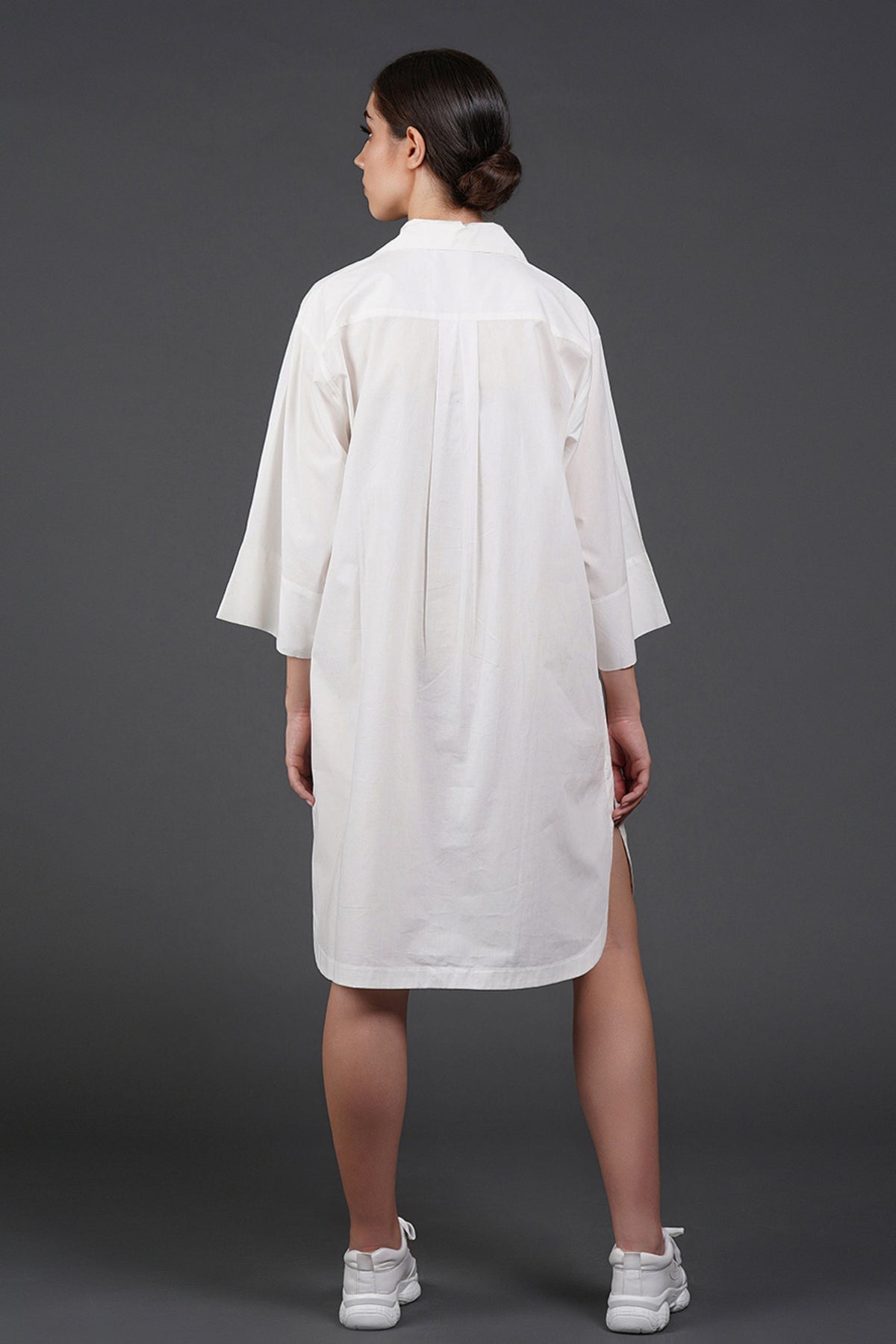 Offwhite Dress Digtal Print
