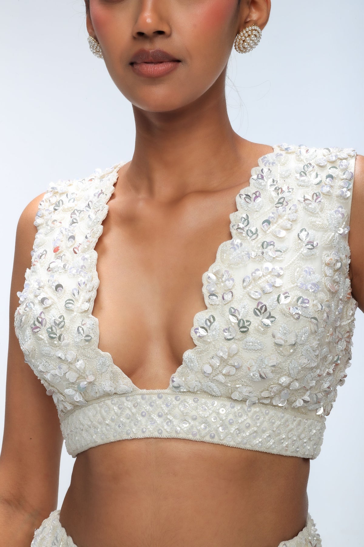 Ivory Illume Luminance Lehenga