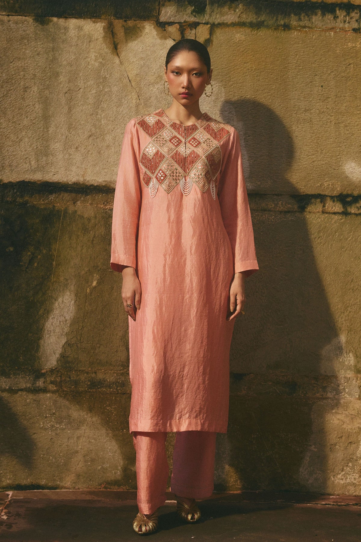 Pink Kurta Set
