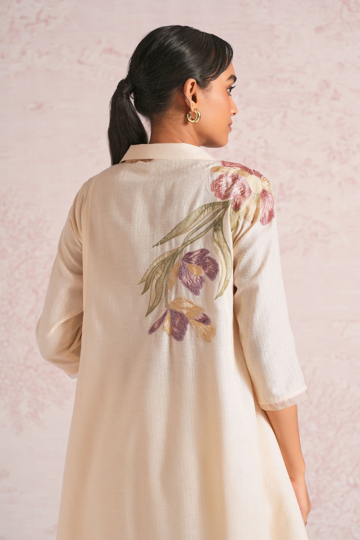 Petals Parchment Top
