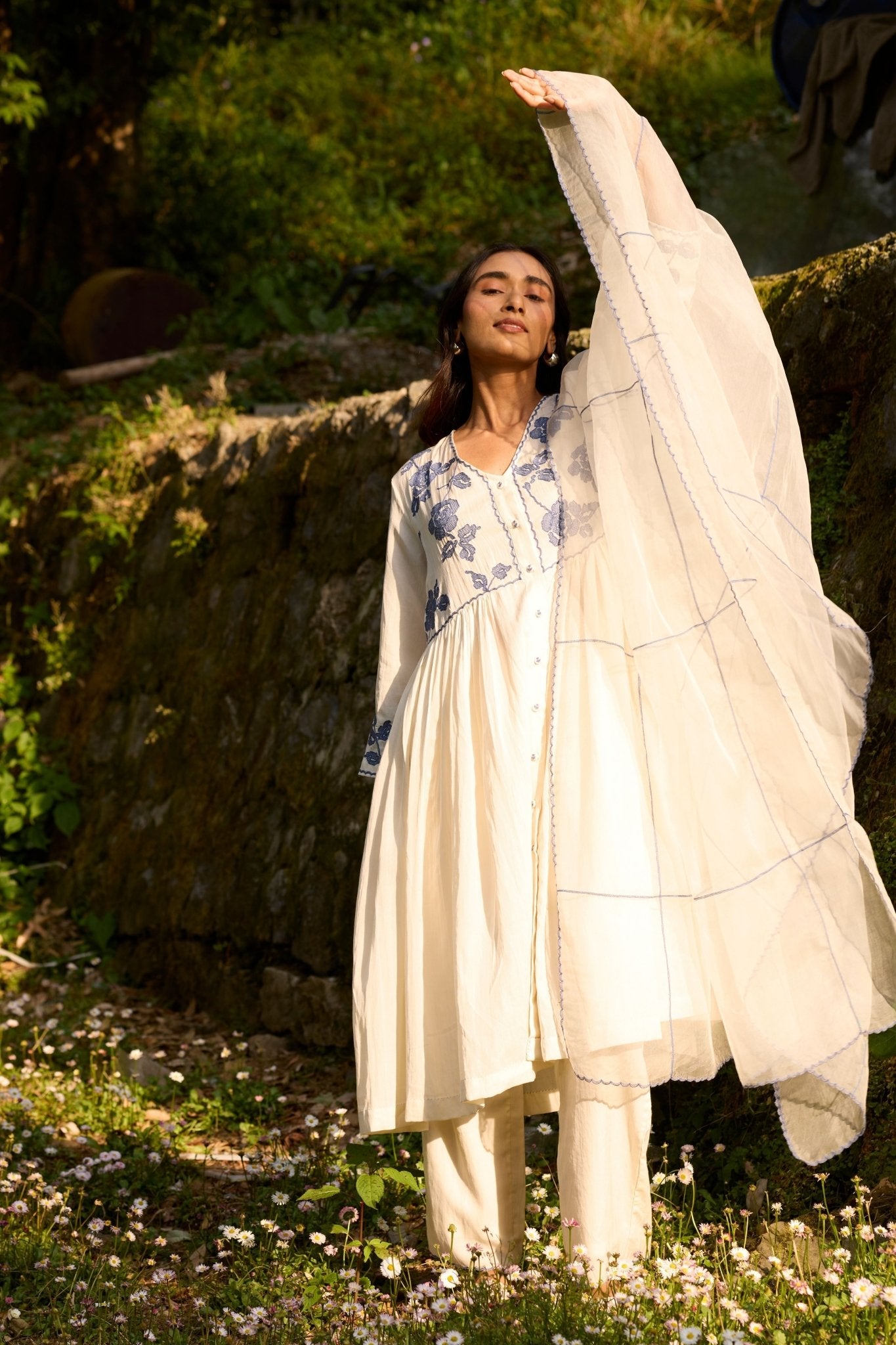 Organza Dupatta - Ayaka - Elahe