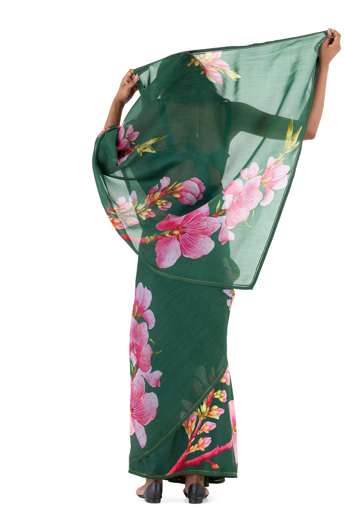 Anyaar Green Saree