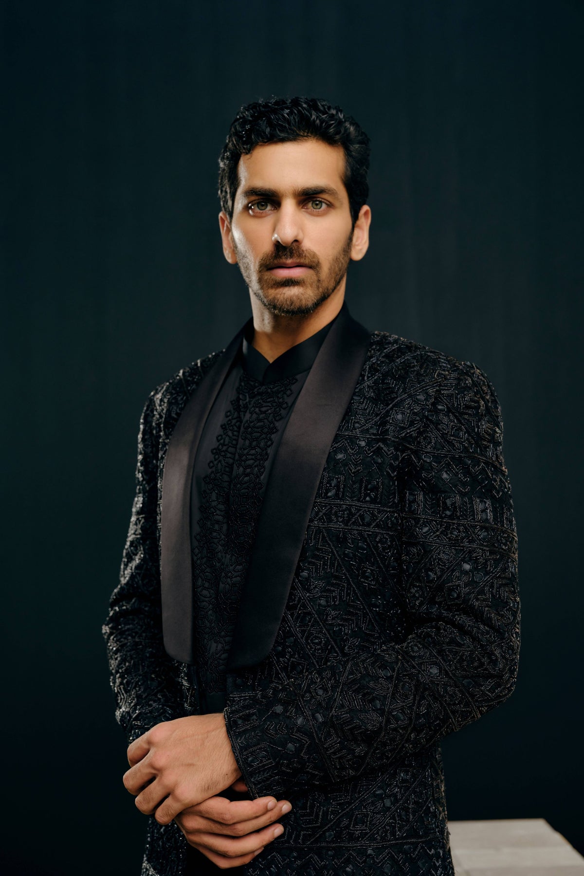 Kala Tuxedo Jacket Set