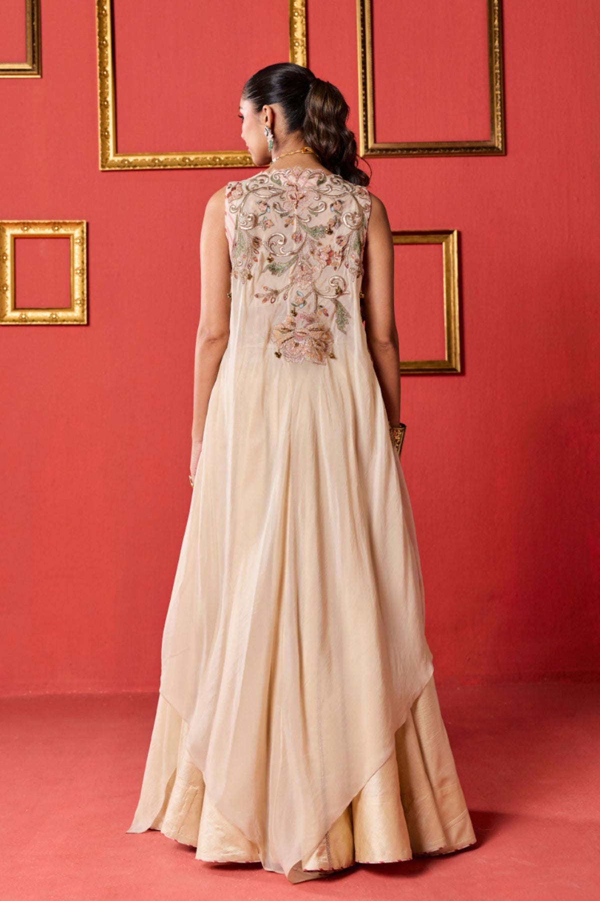 Kyra Tussar Lehenga Set