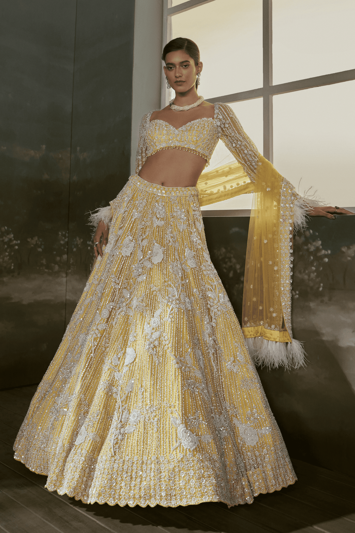 Yellow Lehenga Set