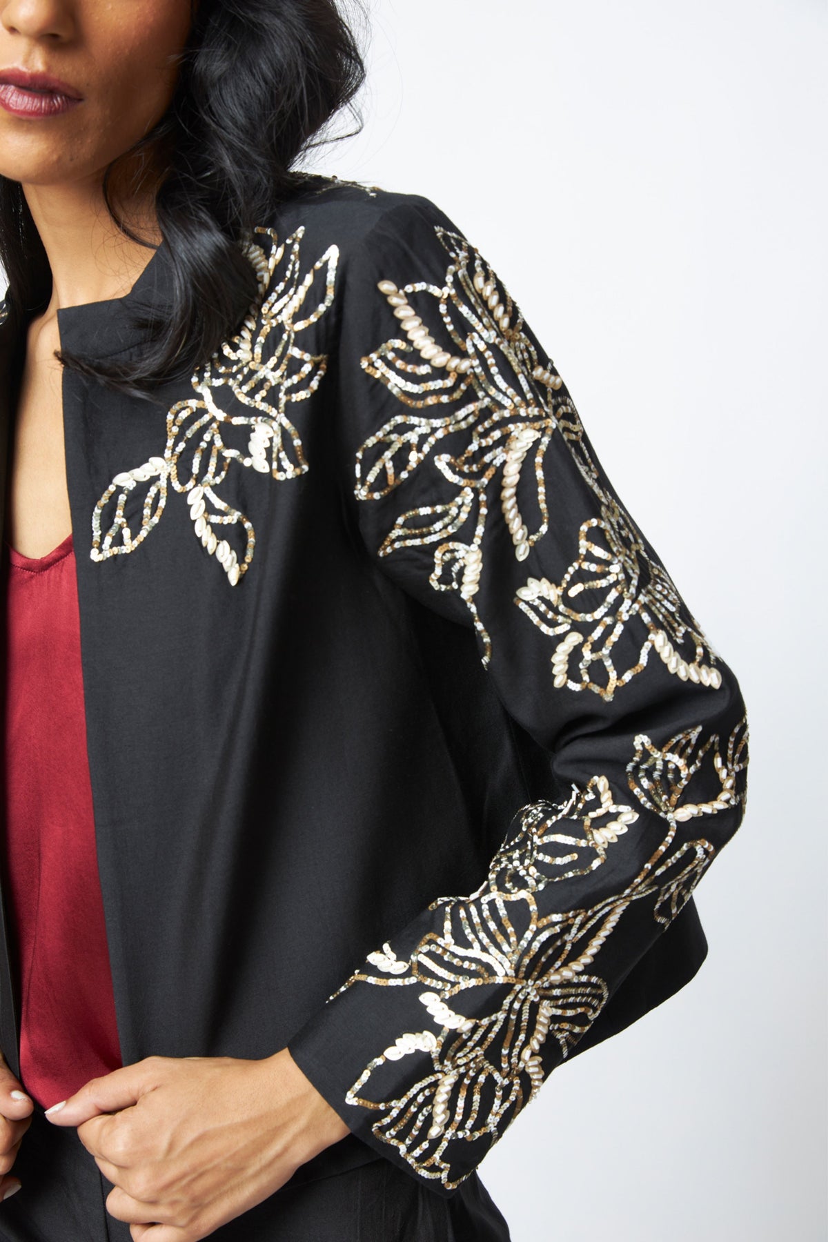 Teresa Sequin Jacket Set