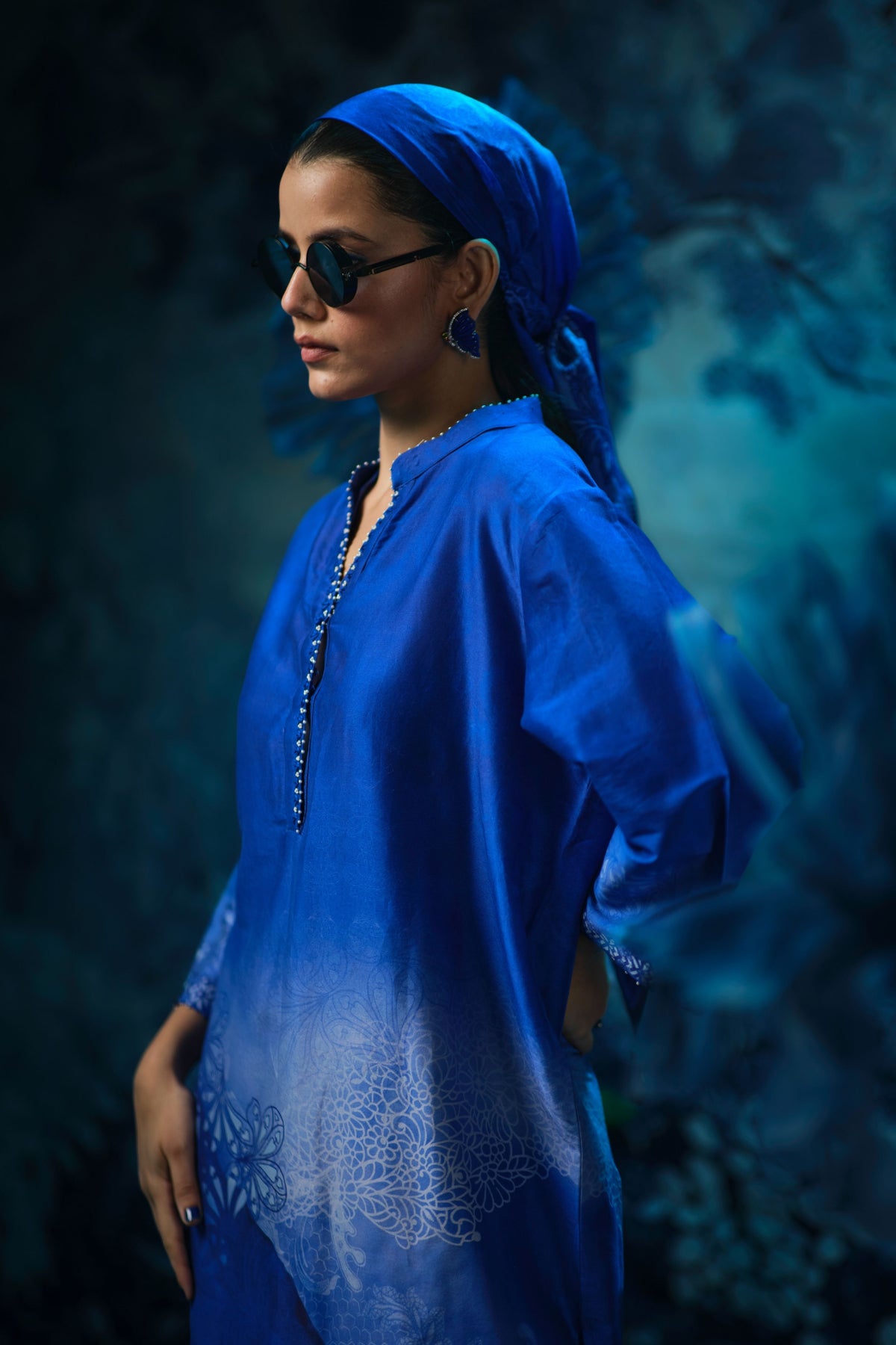 Indigo Iris Co-ord Set