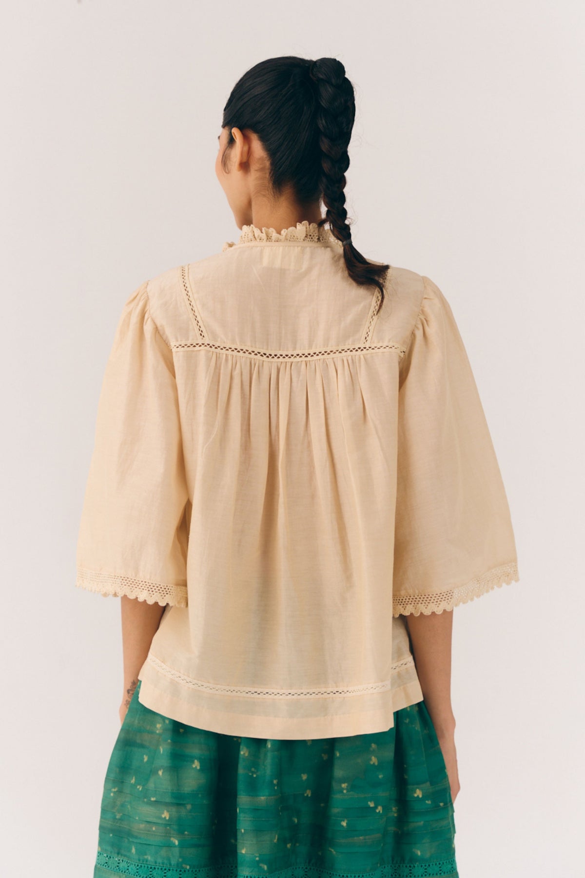 Rose Ivory Top