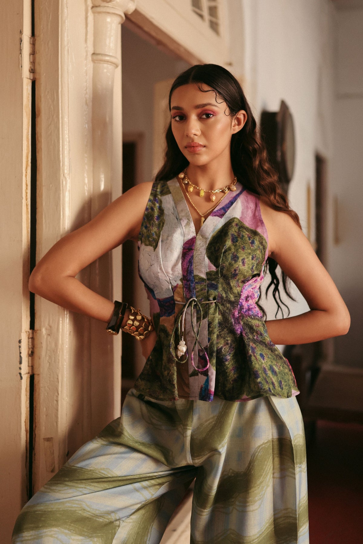 Crayon Pleats Co-ord Set