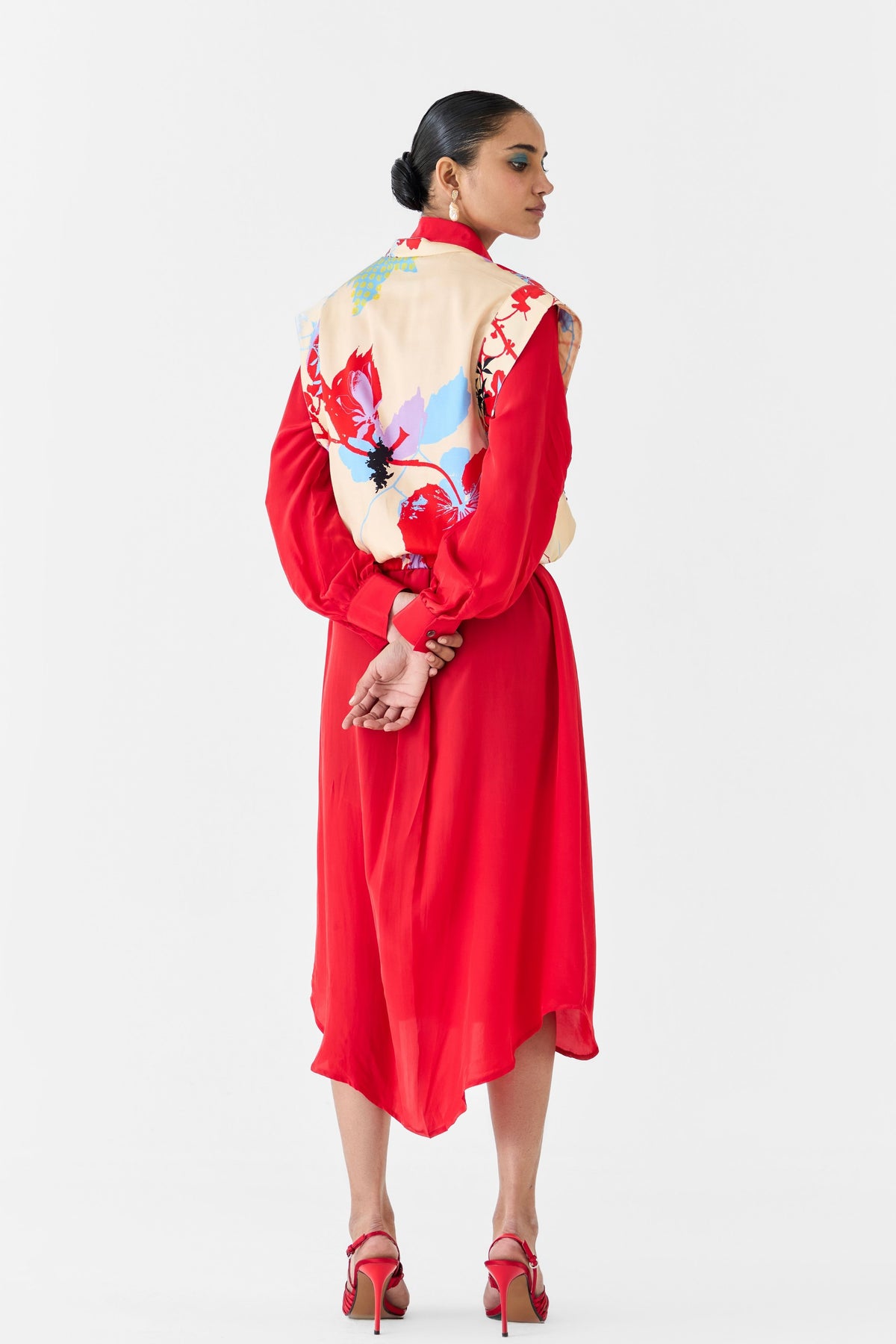 Cream Ikigai Bolero Dress Set