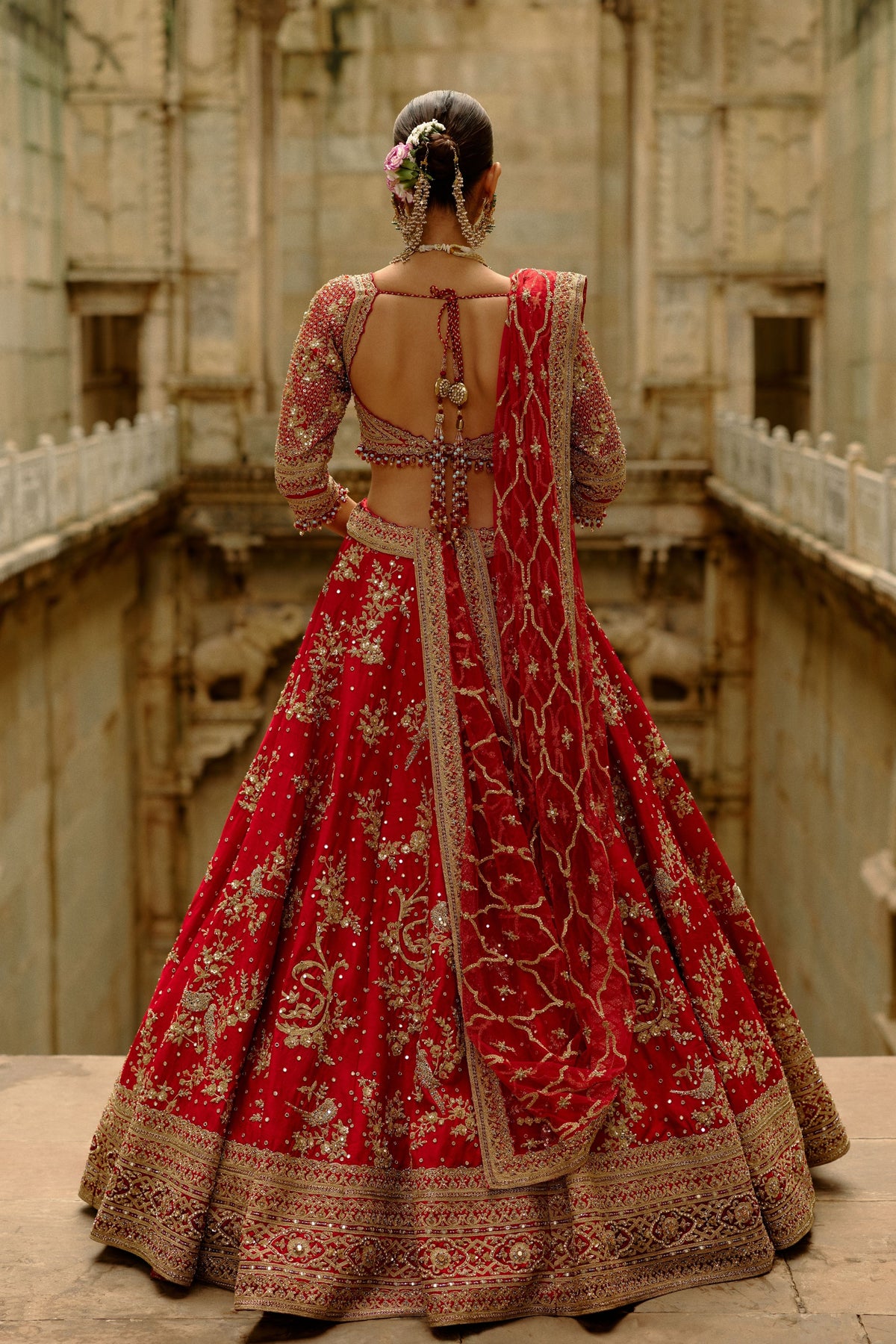Raw Silk Lehenga Set