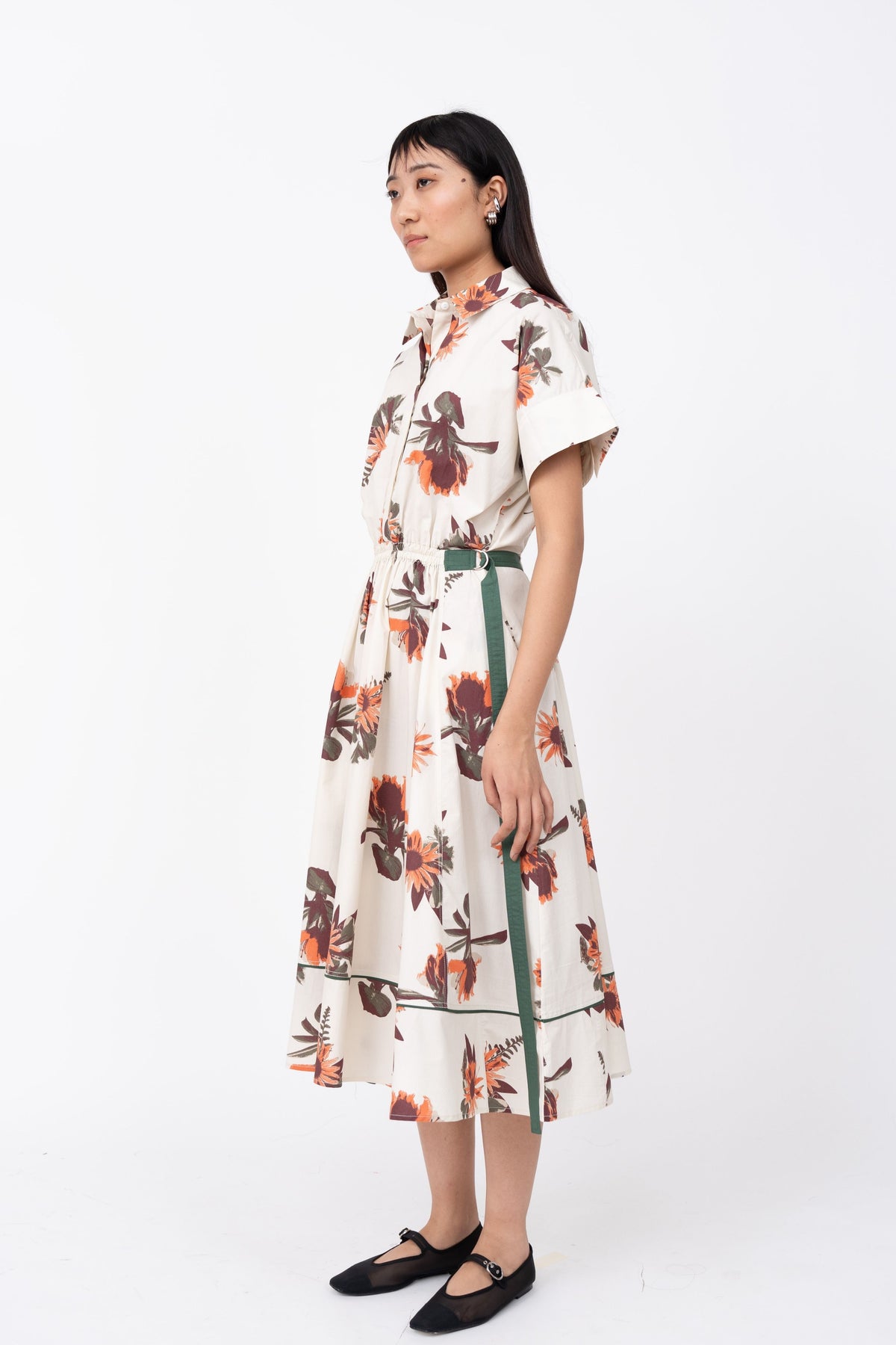 Bouquet Print Tong Dress