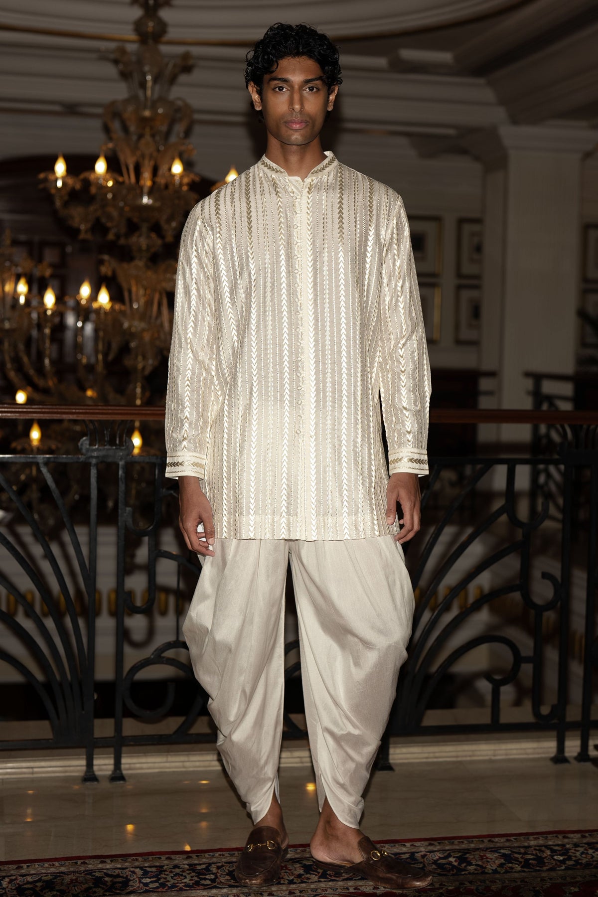 Draped Dhoti Pants